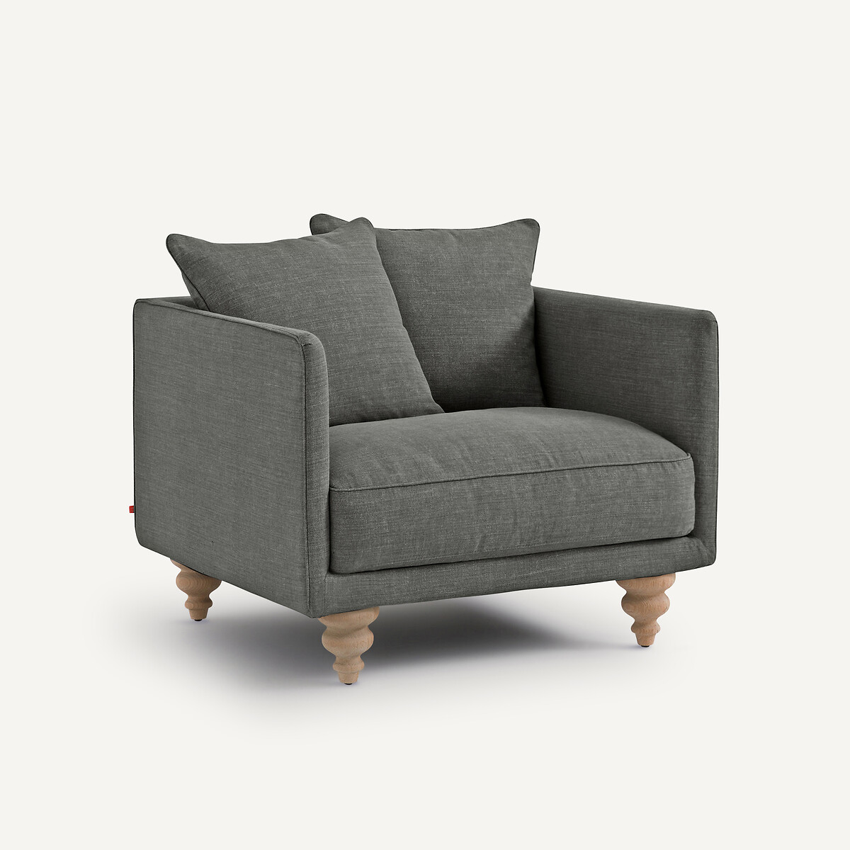 Fauteuil katoen/linnen, Lazare antraciet, AM.PM