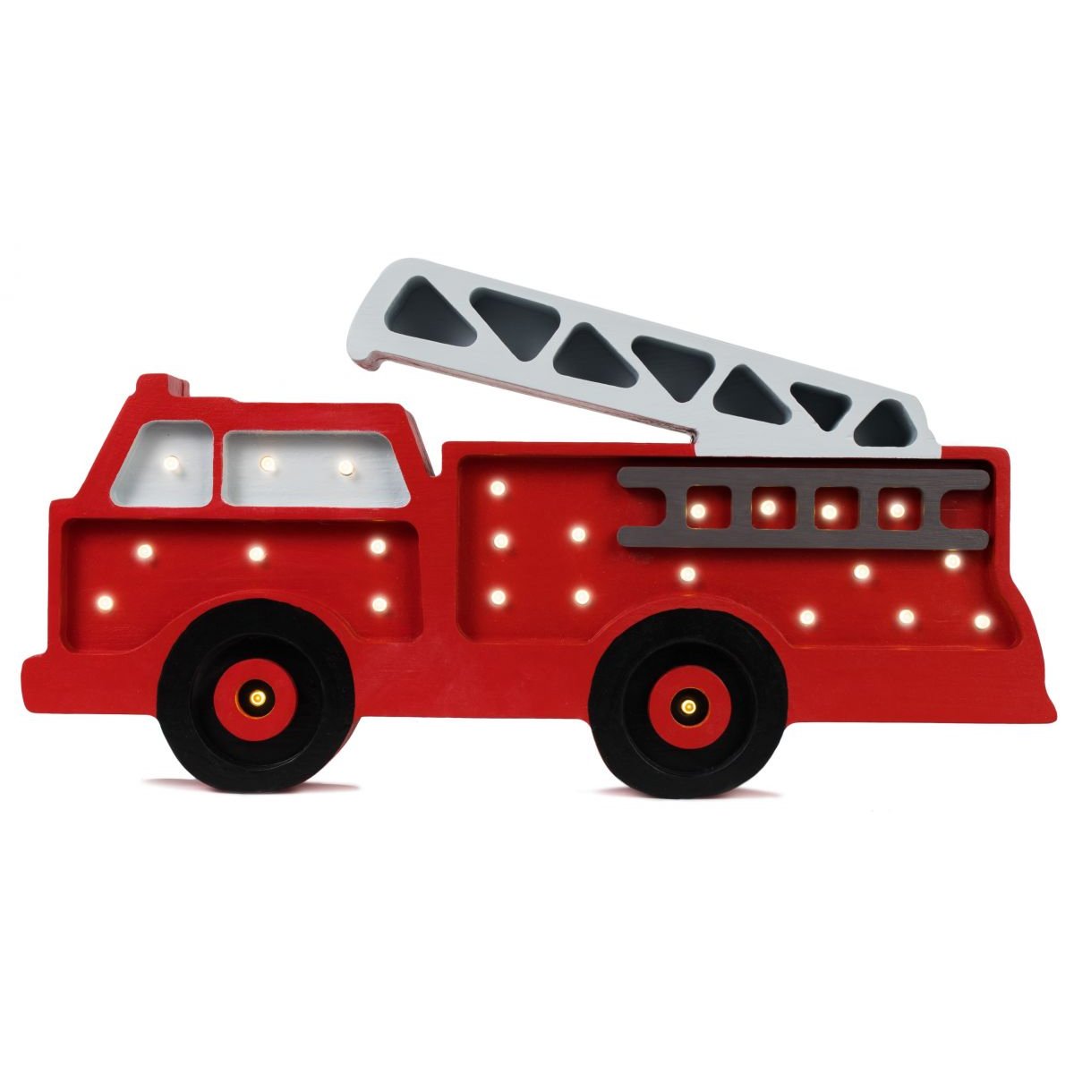 Lampe Veilleuse Camion de pompiers rouge, LITTLE LIGHTS