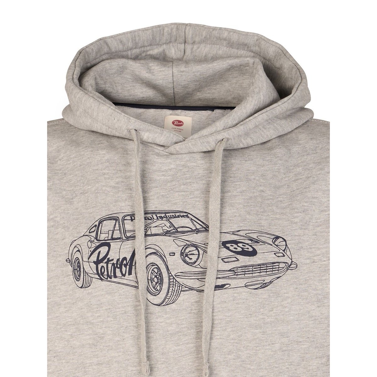 Sweat à capuche gris chiné, PETROL INDUSTRIES