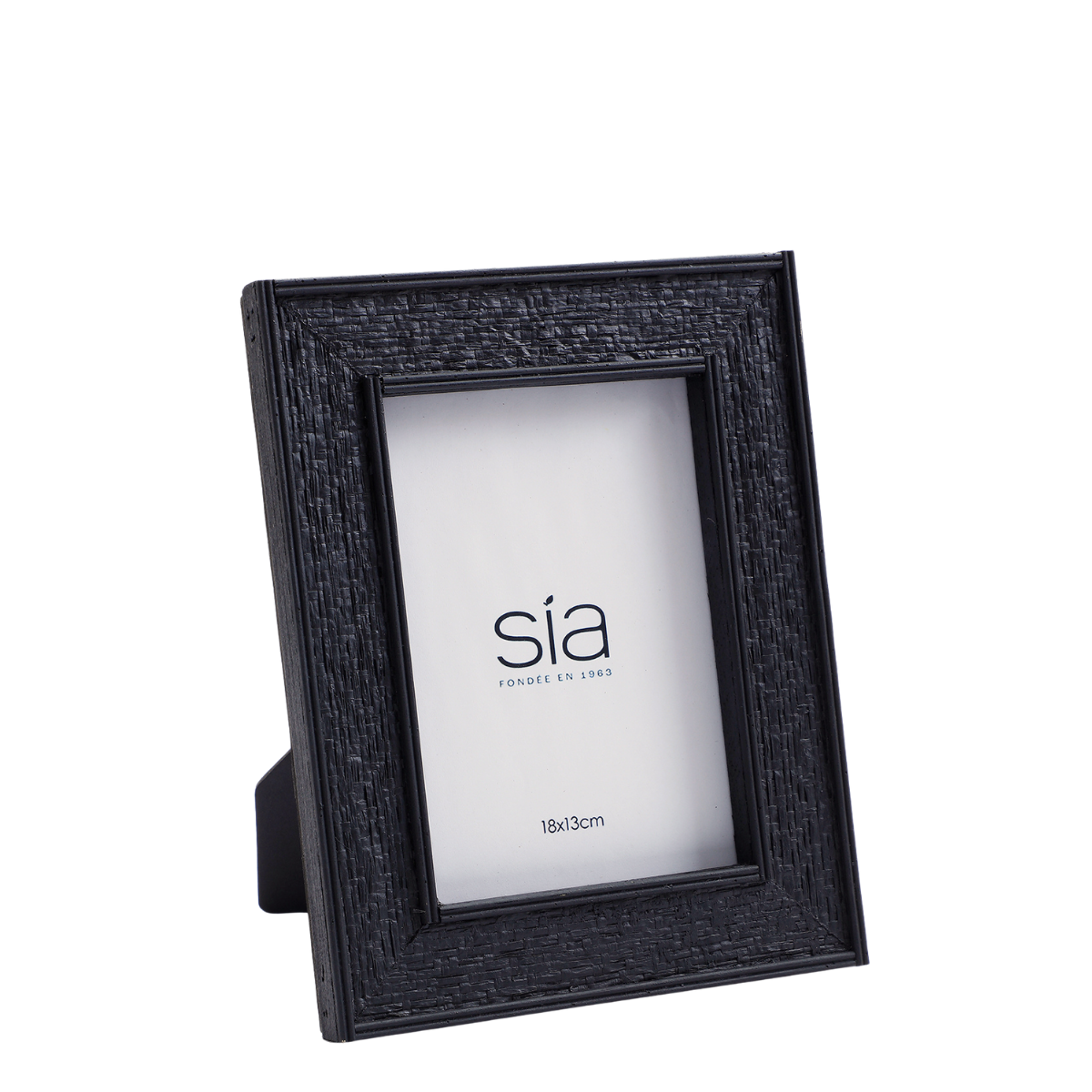 Cadre photo en pin H25 CANOPY noir, SIA DECO