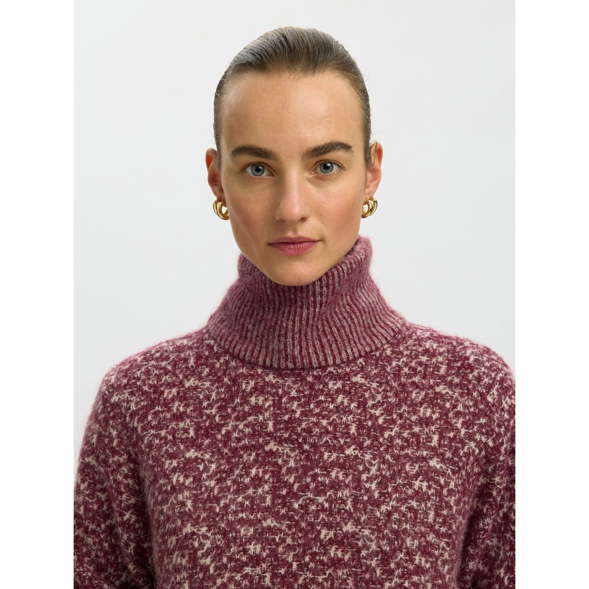 Pull En Maille tawny port, SELECTED