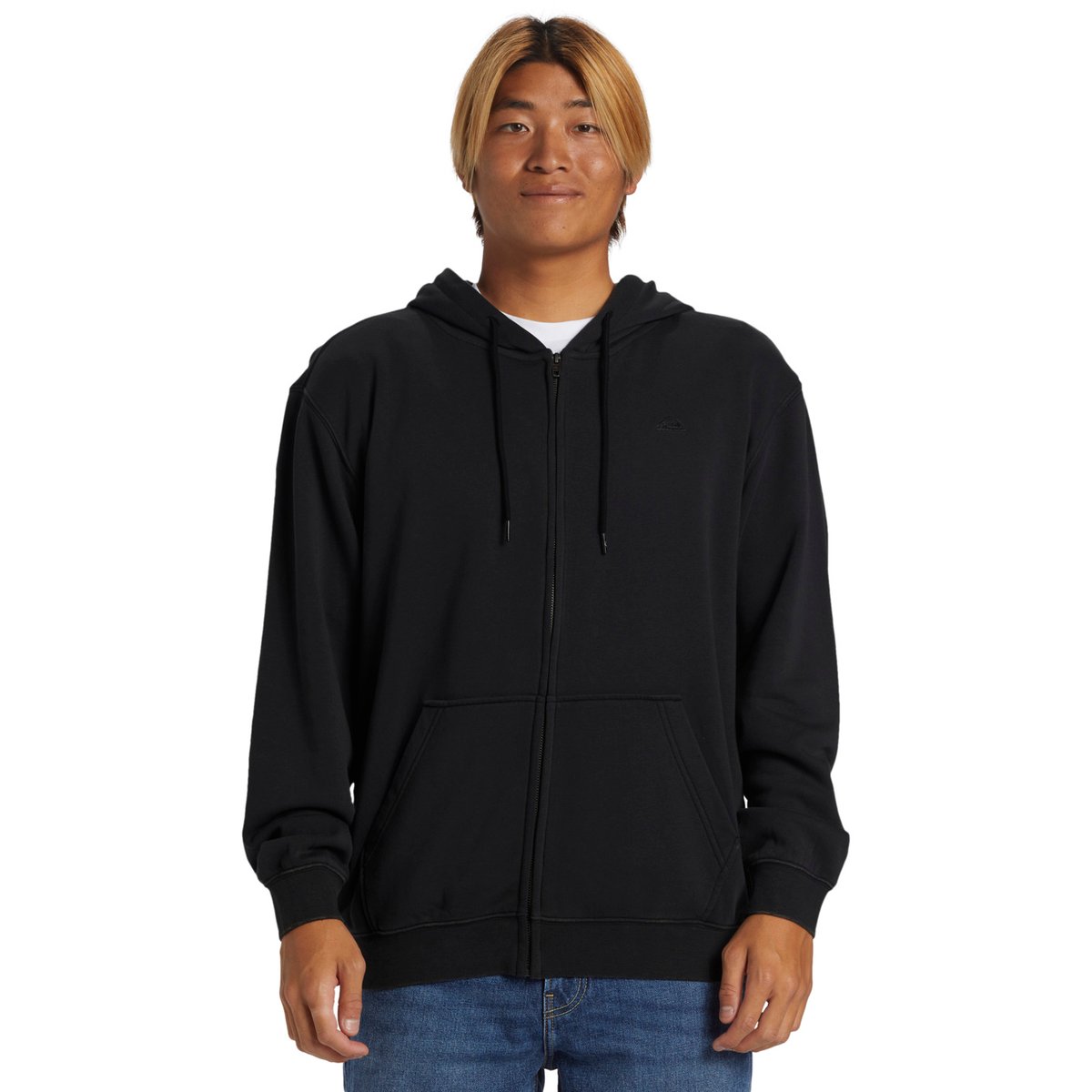 Sweat à capuche zippé SALT WATER noir black, QUIKSILVER