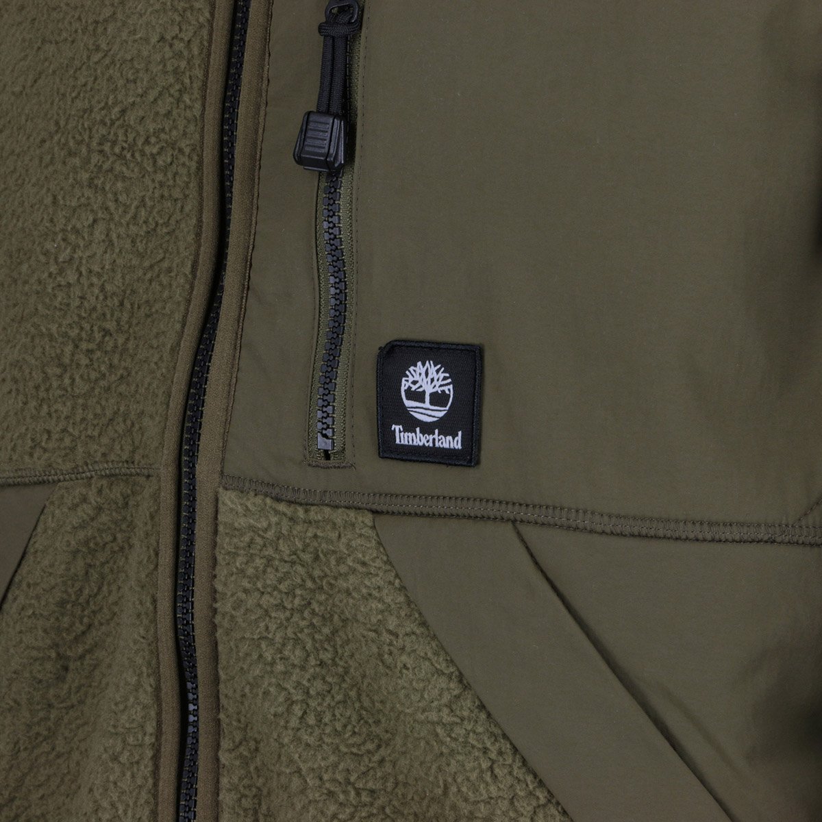 Polaire Sherpa Mix Media Fleece dark olive, TIMBERLAND