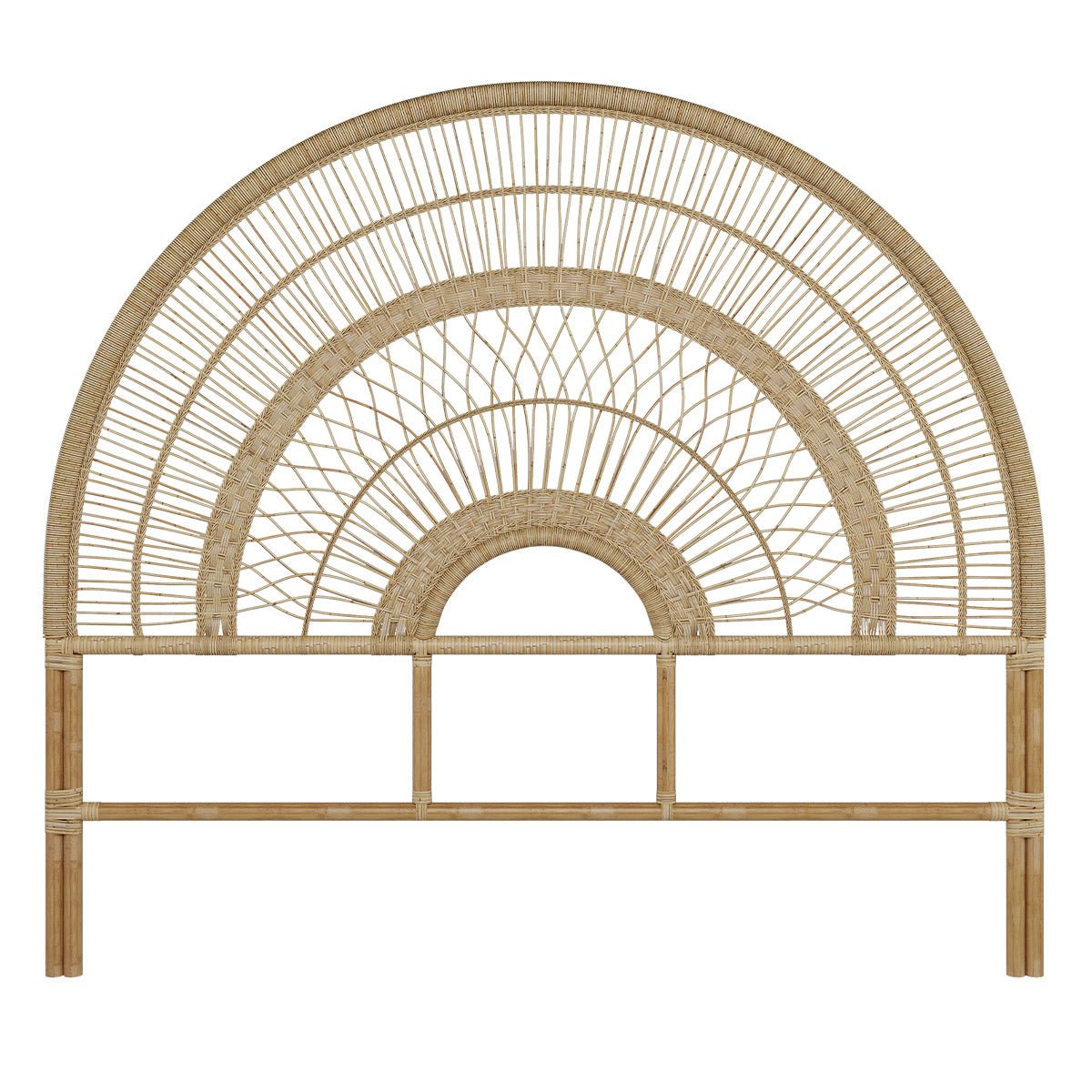 Tête de lit en rotin - ASTÉRIA naturel, MAISON PAVANE