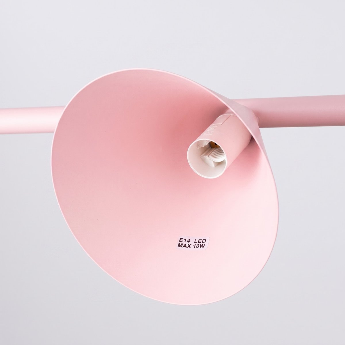 Lustre Acier Rose E14 4 Nox rose, EDEN