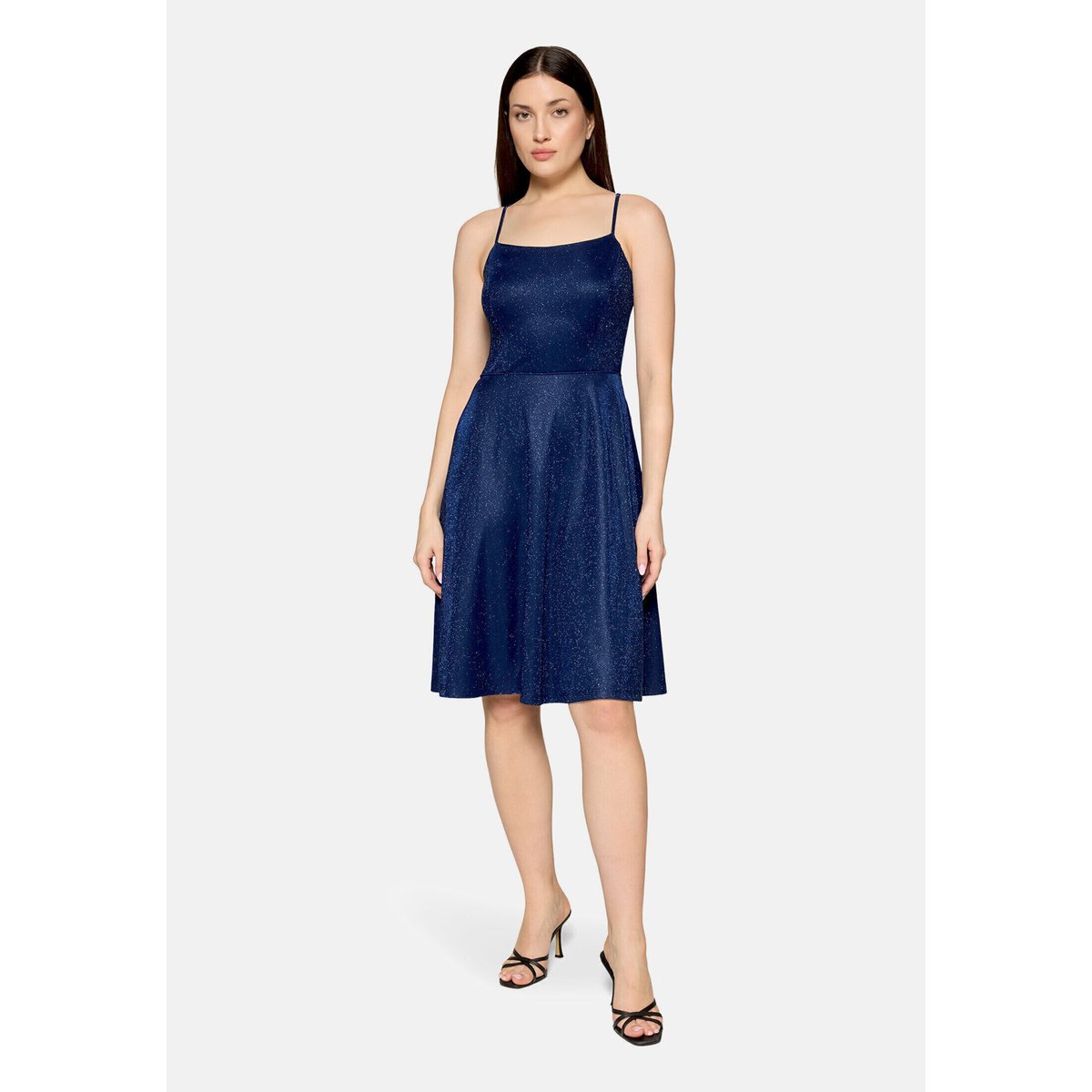 Robe de cocktail à laçage dark blue/black, VERA MONT