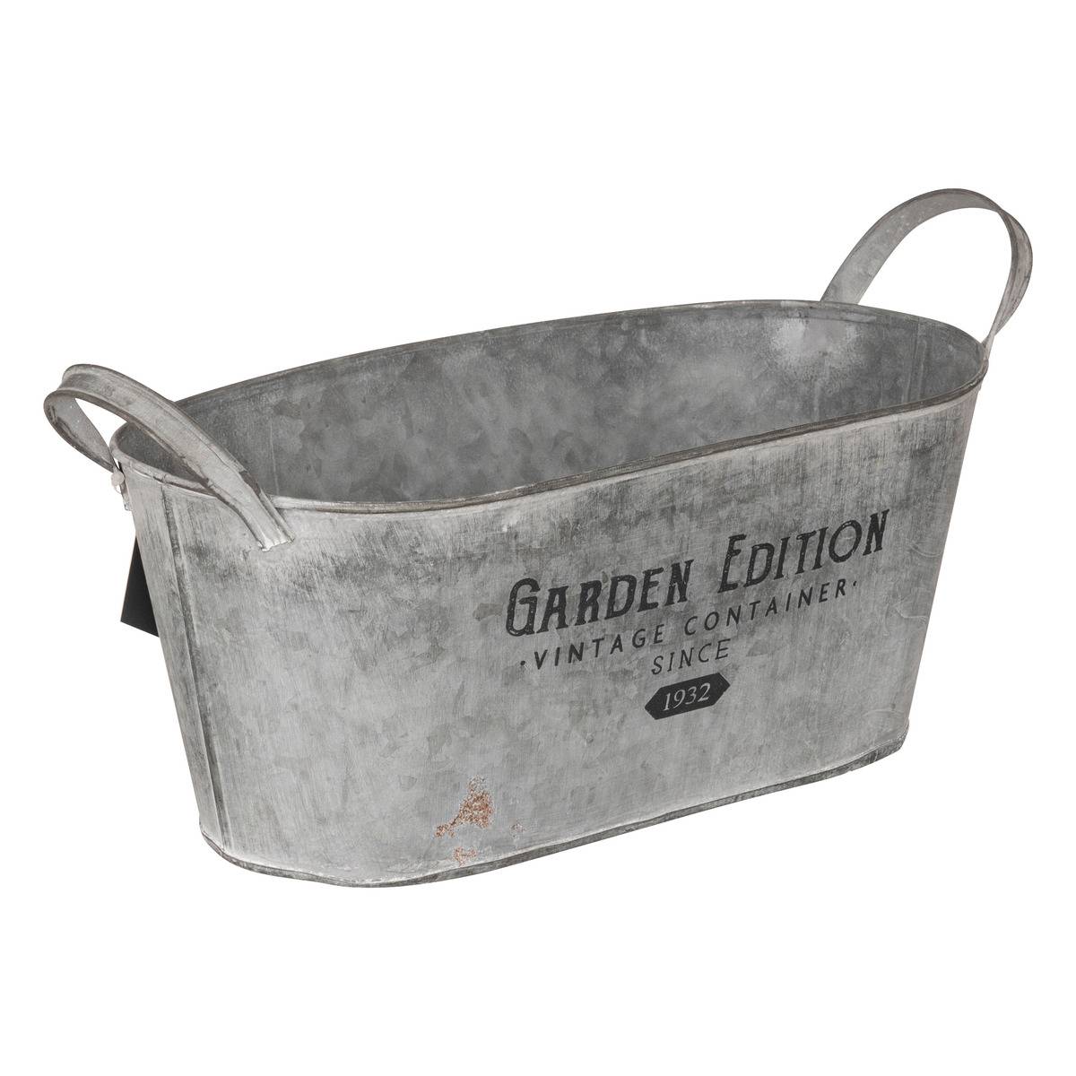 Set de 3 jardinieres gris, ATMOSPHERA