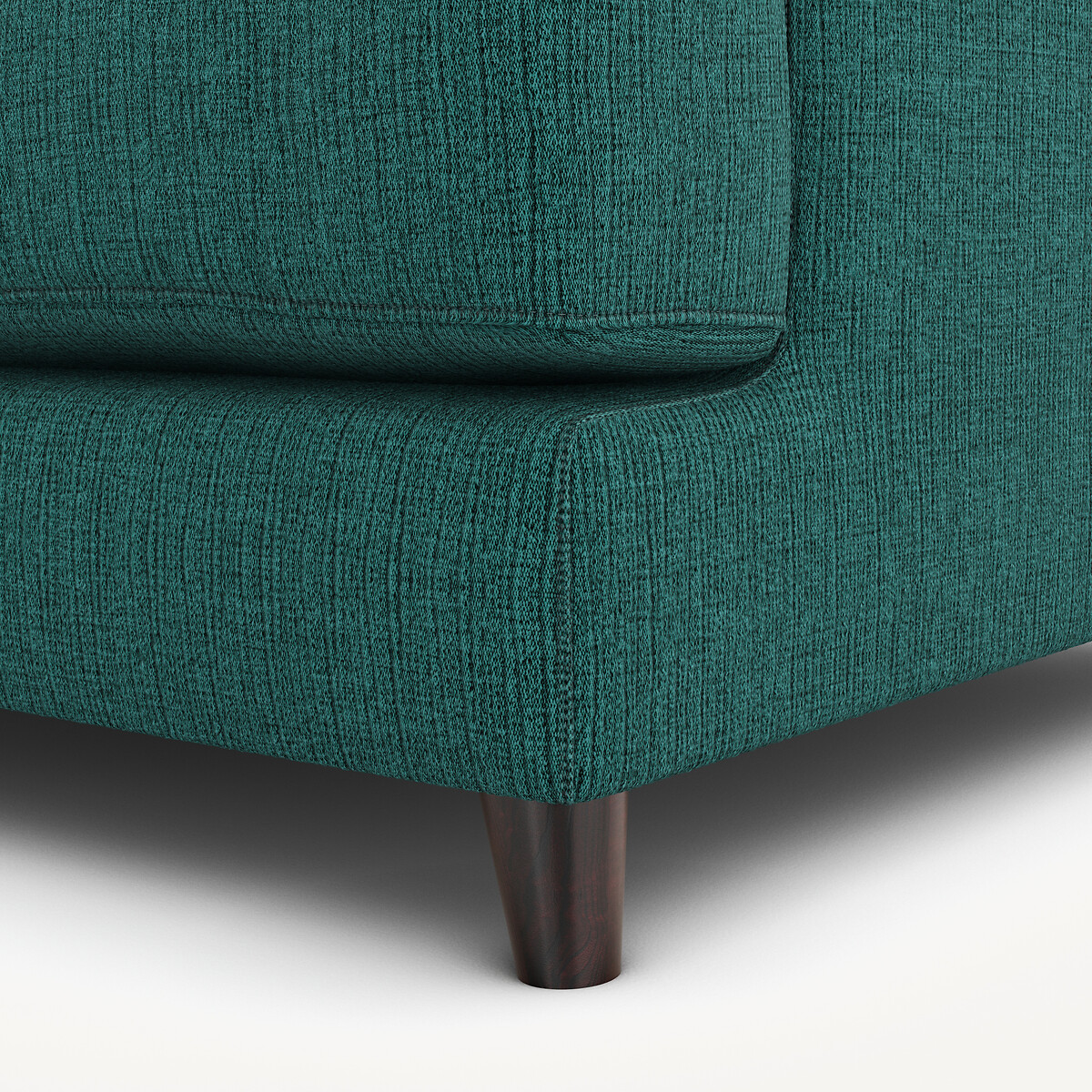 3-Sitzer-Sofa, umwandelbar, aus jaspiertem Canvas, ALWINE dunkelgrün, AM.PM