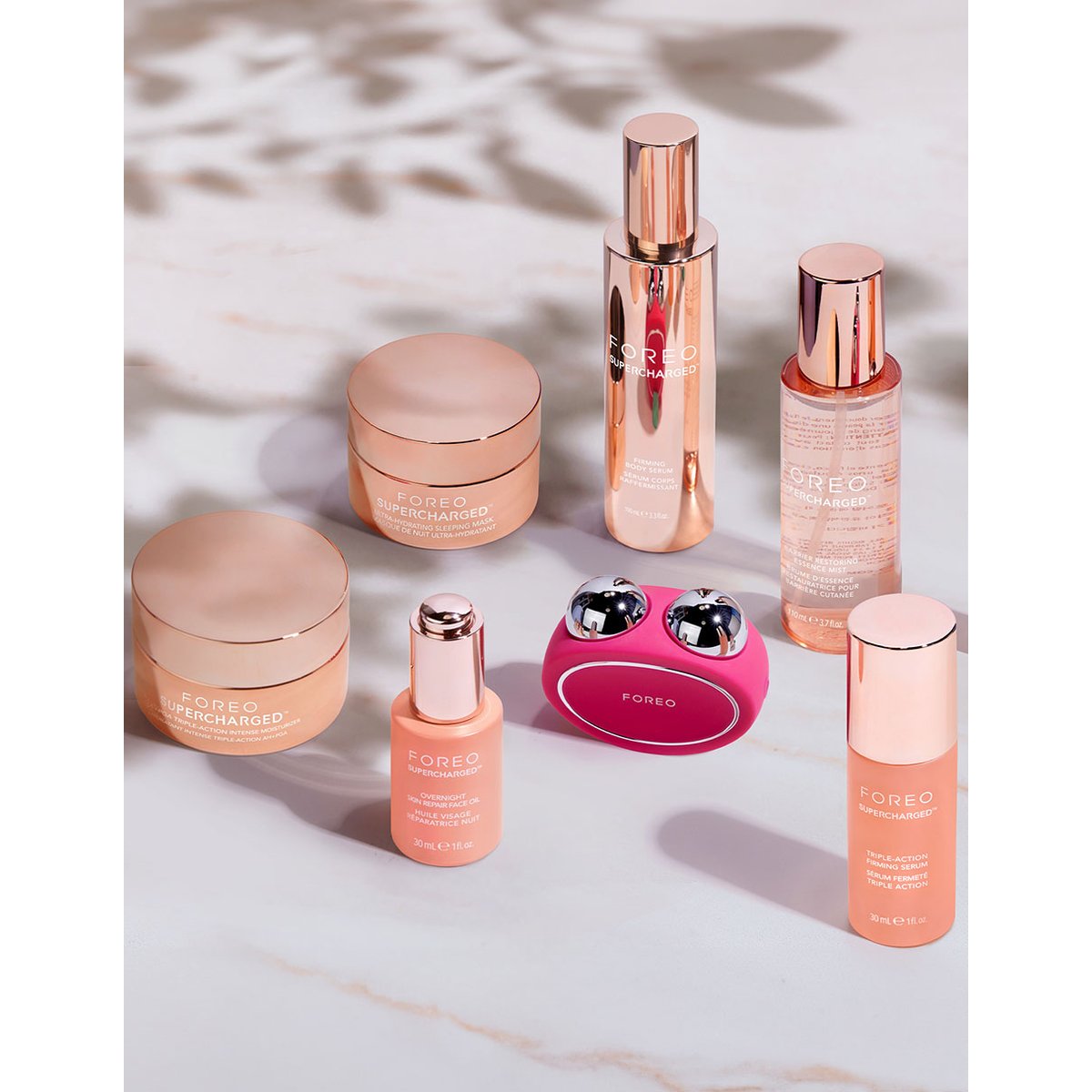 Sérum raffermissant triple action SUPERCHARGED™ couleur unique, FOREO