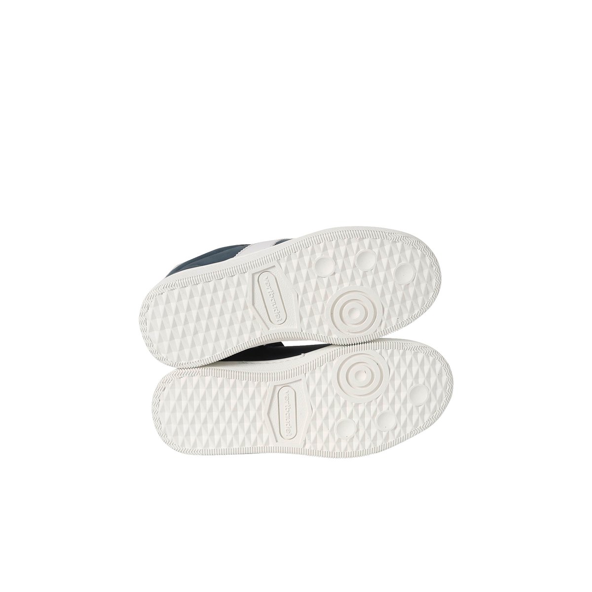 Baskets synthétique zippées et lacets élastiqués marine, VERTBAUDET