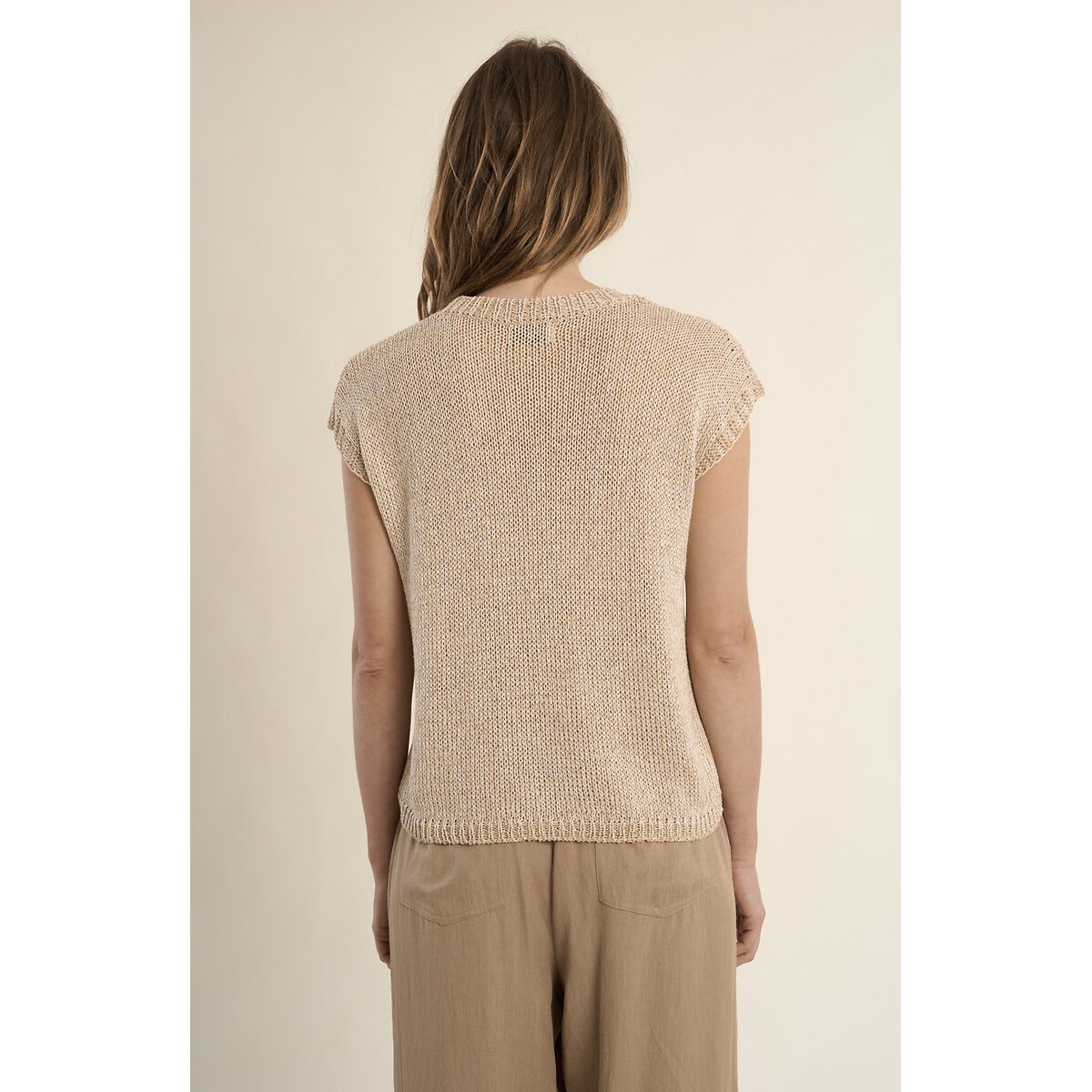 Short Sleeve Jumper gold-coloured, MOLLY BRACKEN