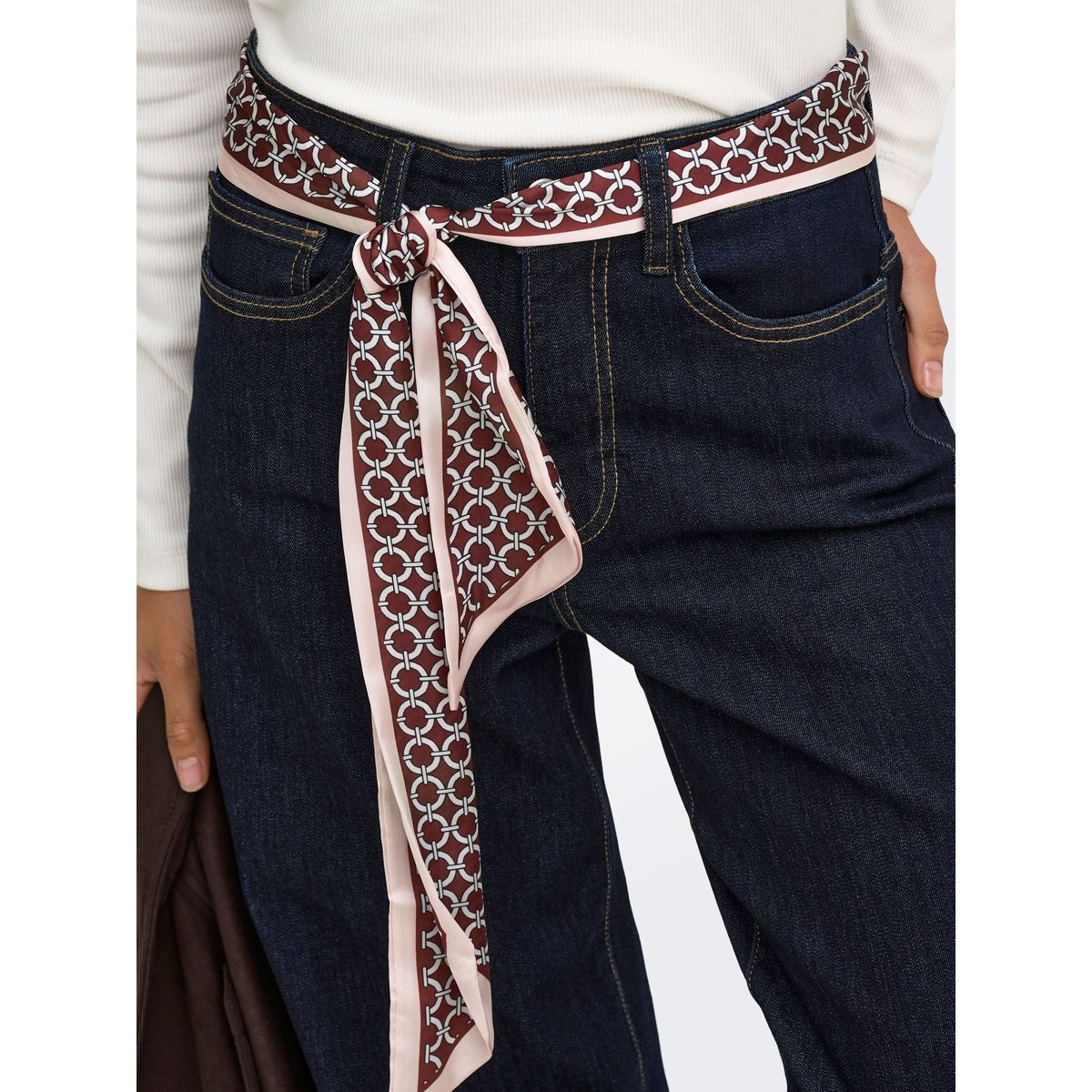 Jean À Jambe Large dark blue denim, ONLY
