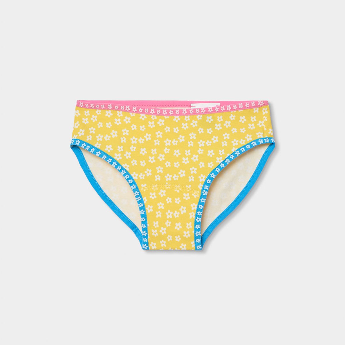 Pack de 3 culottes en coton imprimé fleurs multicolore, BOBOLI