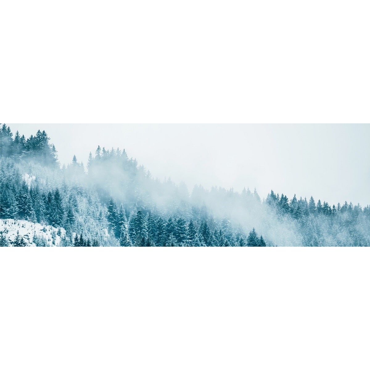 Tableau Mural Brume De Montagne GRANDS ESPACES tableaux sur toile-bleu, CEANOTHE