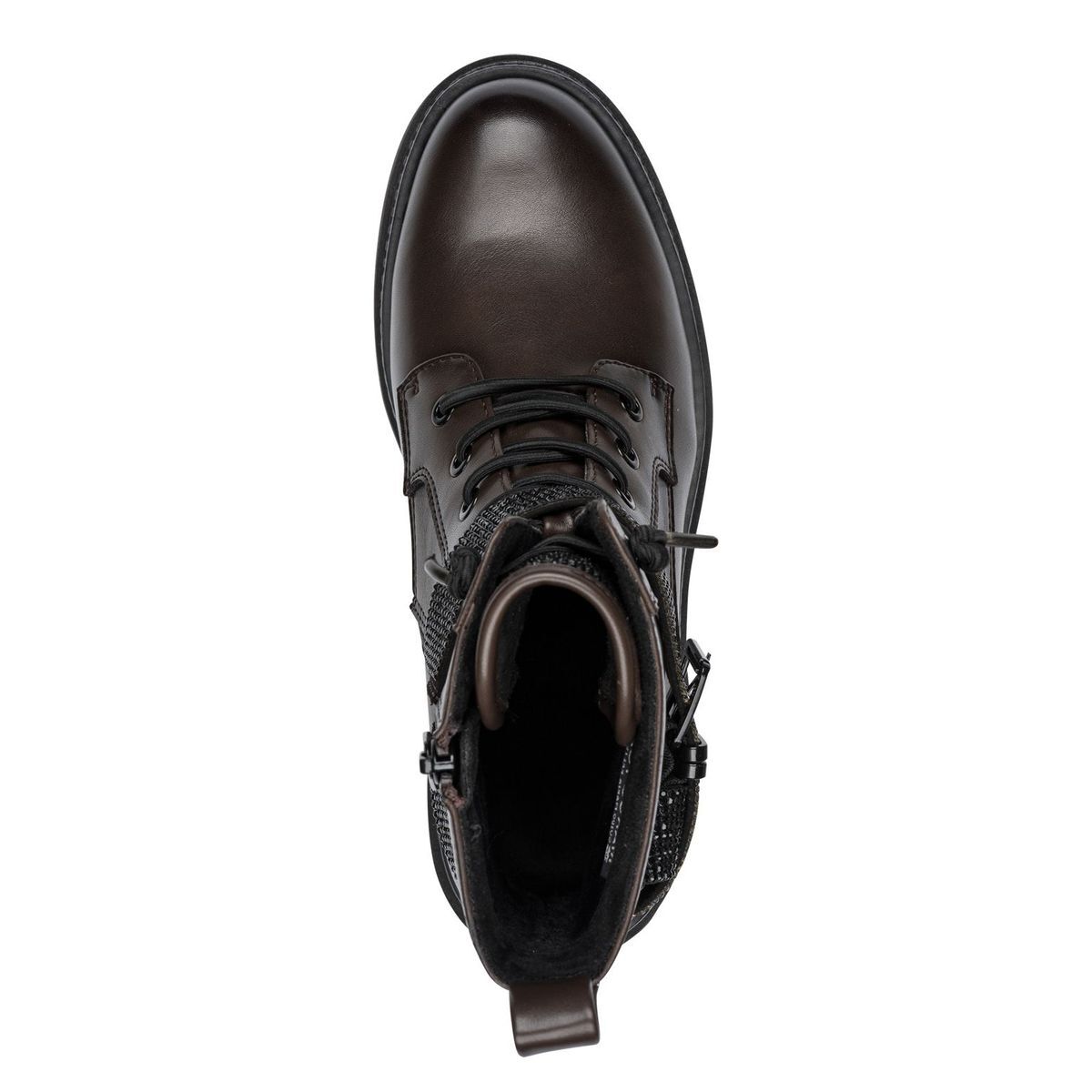 Bottine talon bloc marron mocca, MARCO TOZZI