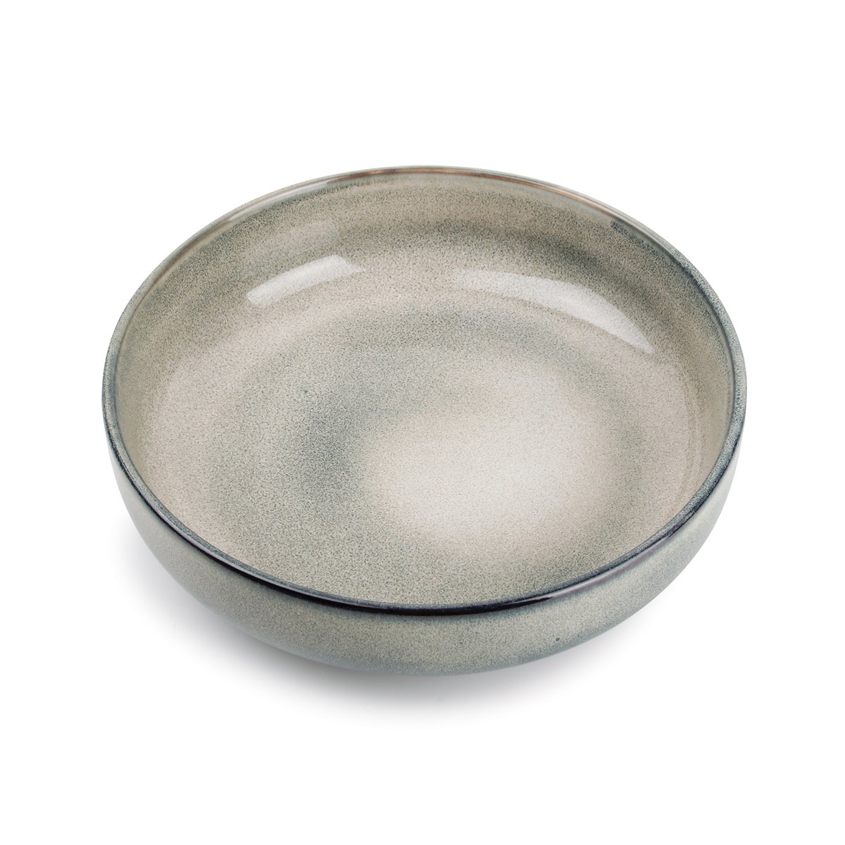 Lot de 2 assiette creuses MERIDIAN vert, SALT & PEPPER