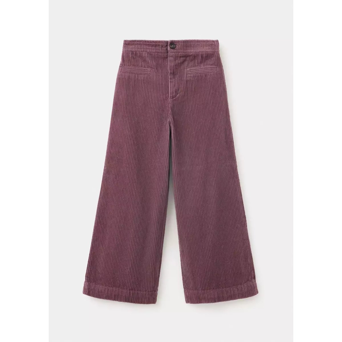 Pantalon coton velours côtelé violet clair/pastel, MANGO KIDS
