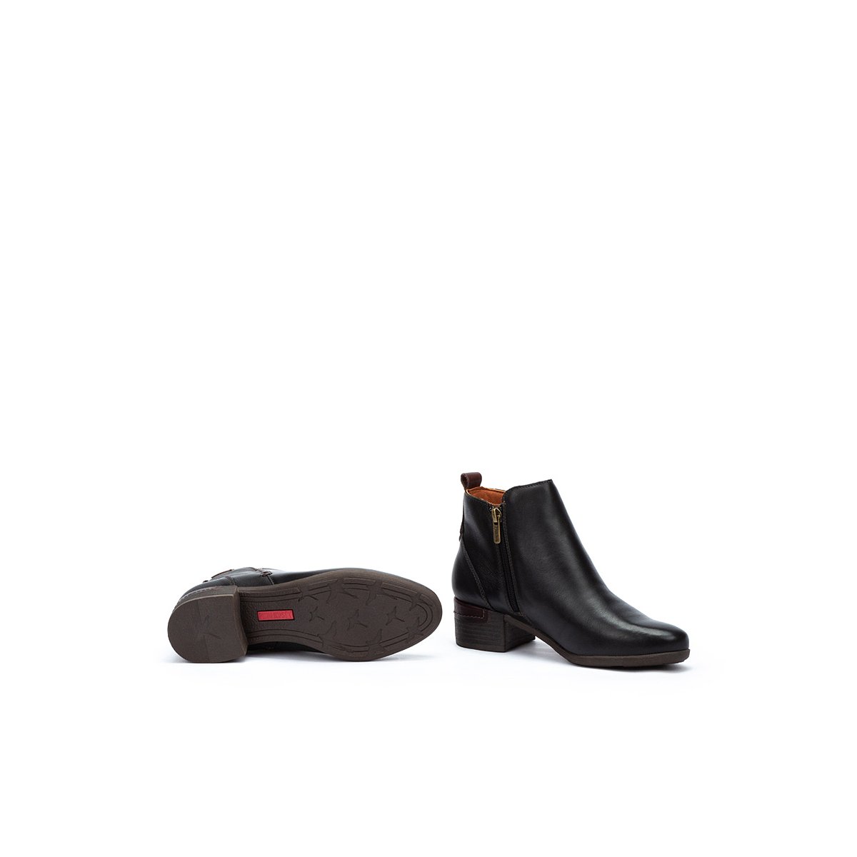 Bottines cuir Malaga black, PIKOLINOS