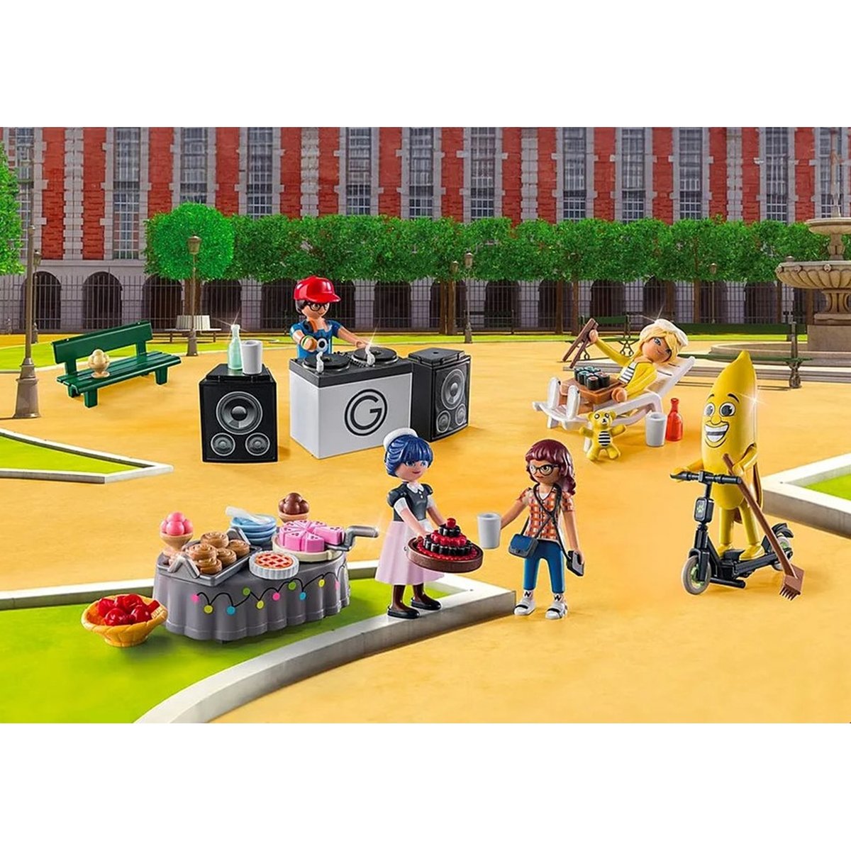 Calendrier de l'Avent Pique-nique à Paris multicolore, PLAYMOBIL