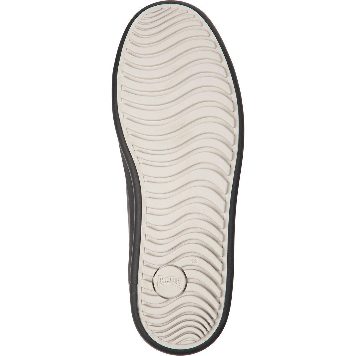 Baskets Montantes Cuir Chasis noir, CAMPER