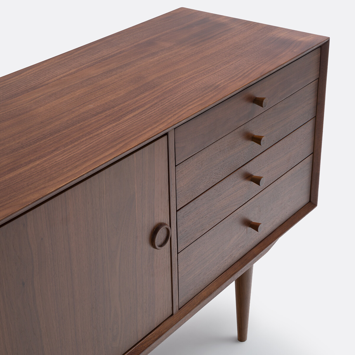Buffet vintage 2 portes, 4 tiroirs, Quilda noyer, LA REDOUTE INTERIEURS