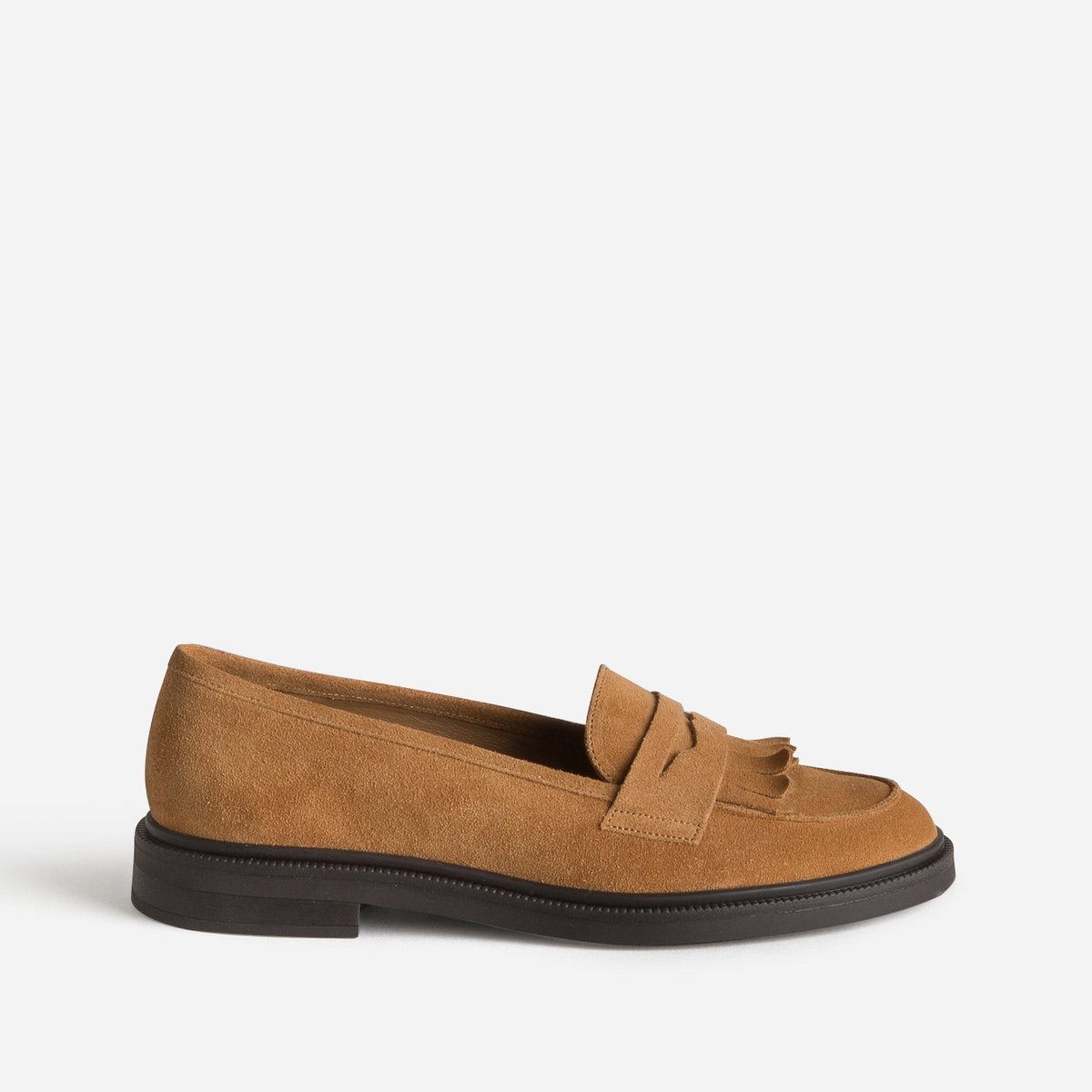 Mocassin en cuir LOUVA camel, ERAM