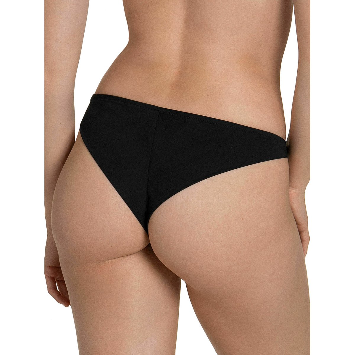 Bas maillot slip de bain brésilien Guaraja noir noir, LISCA