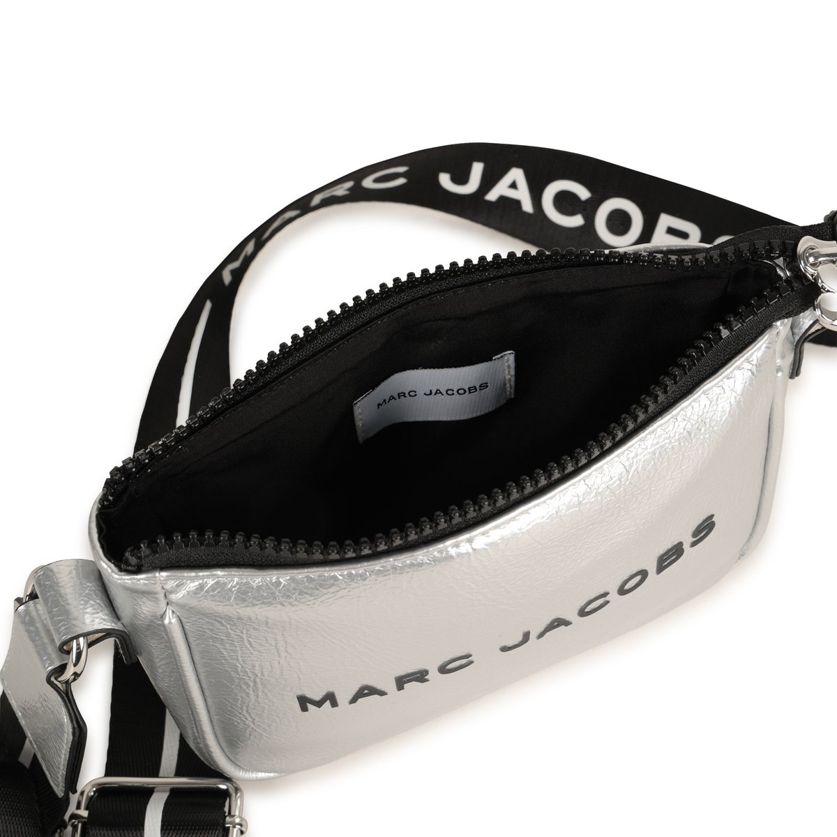Sac à main en tissu enduit silver, MARC JACOBS