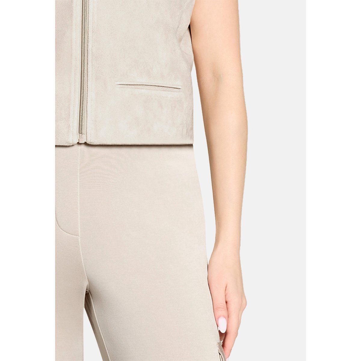 Veste blazer à fermeture zippée gris, BETTY BARCLAY