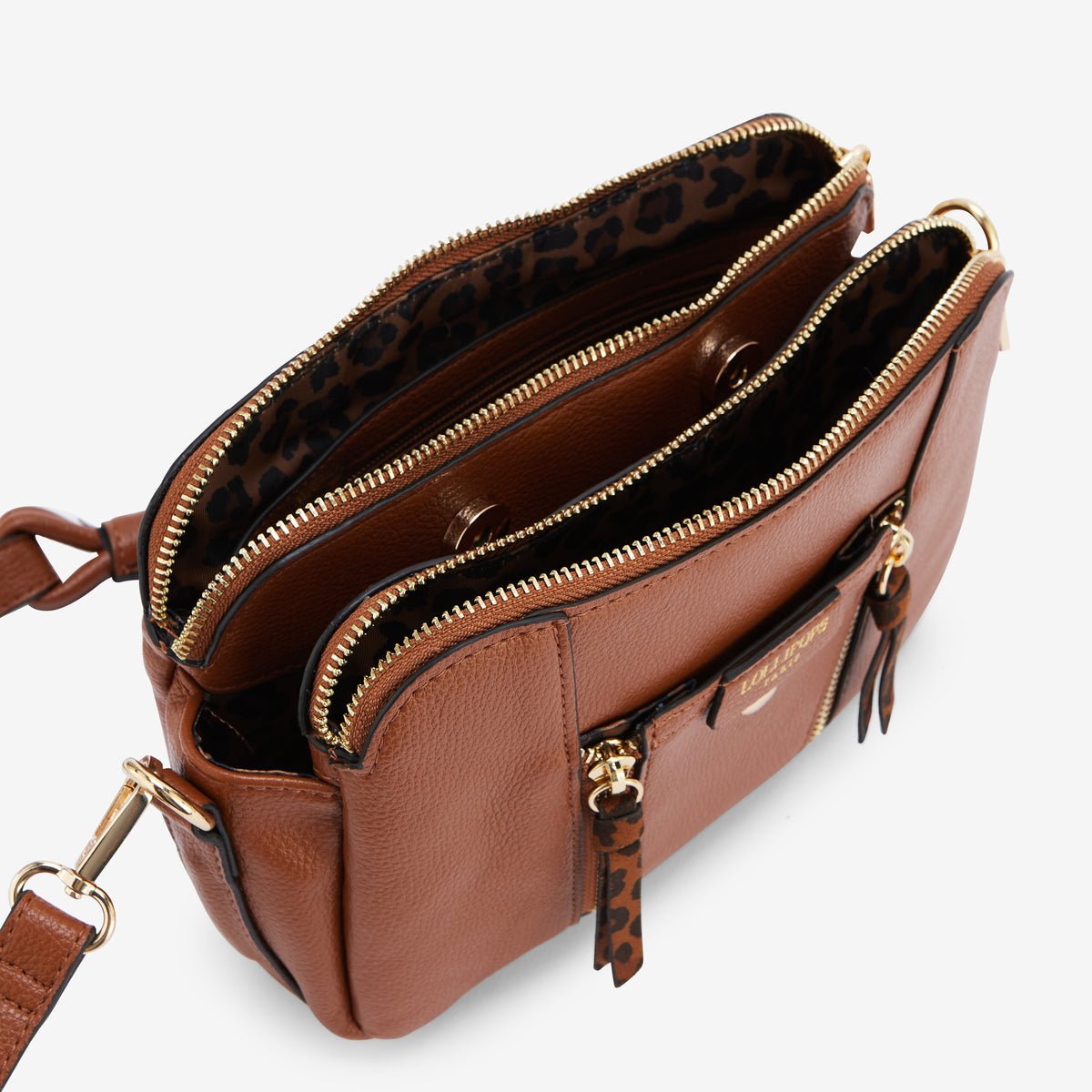 Sac multi poches Rosazia camel,doré, LOLLIPOPS