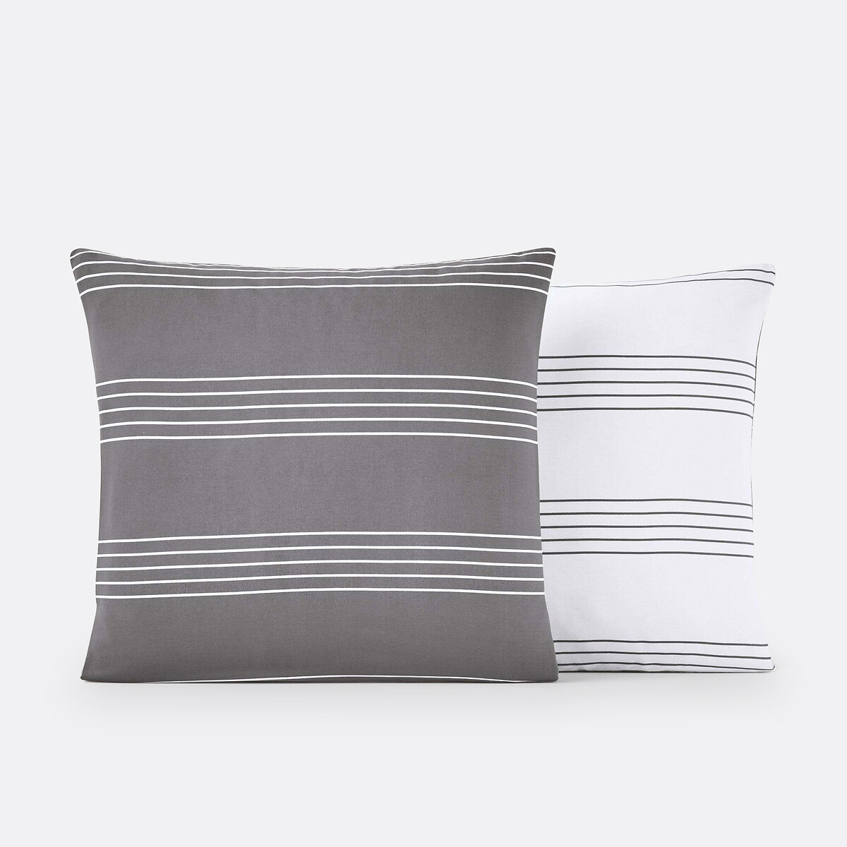 Taie d'oreiller pur coton, Horizon gris, LA REDOUTE INTERIEURS