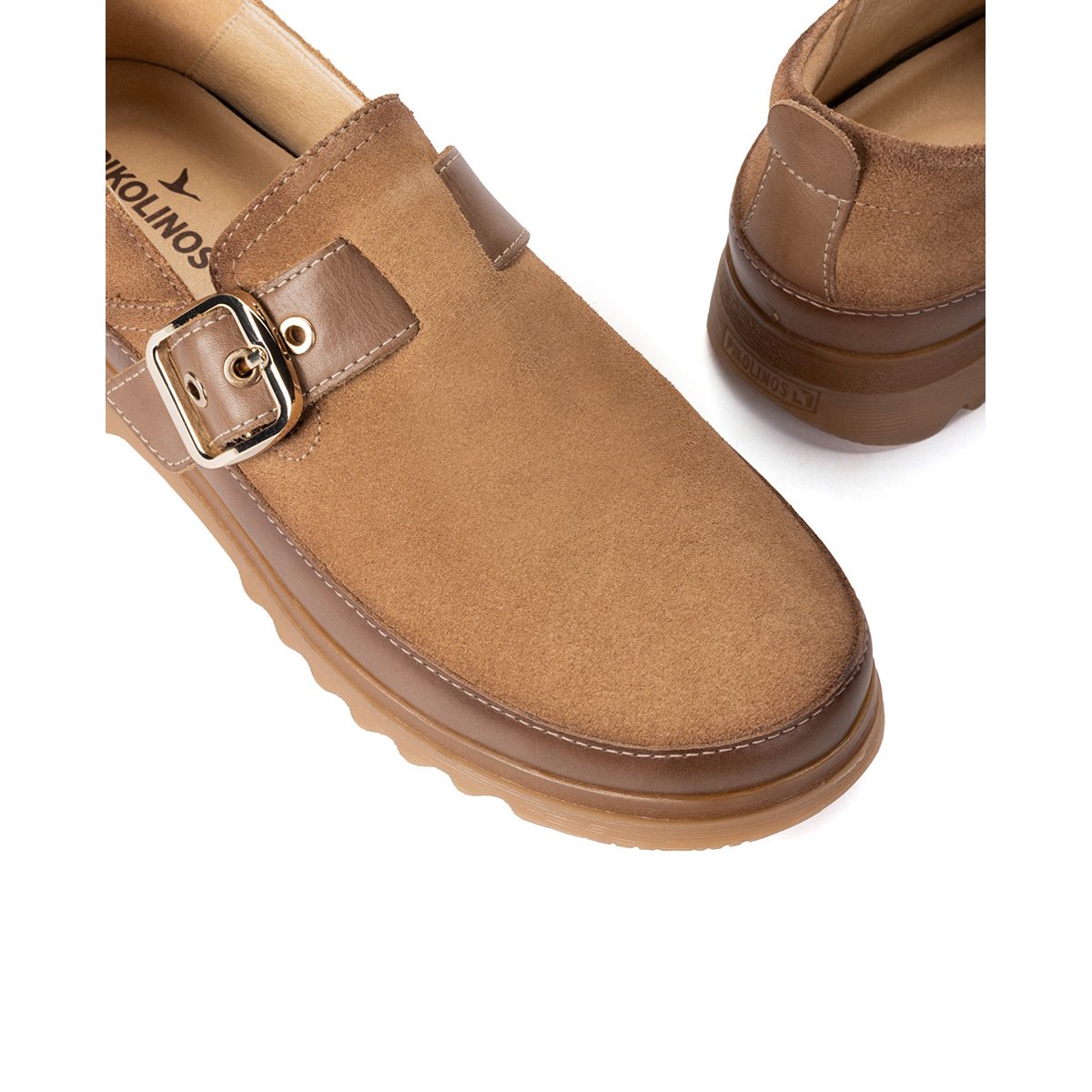 Chaussures plates cuir Vigo desert, PIKOLINOS