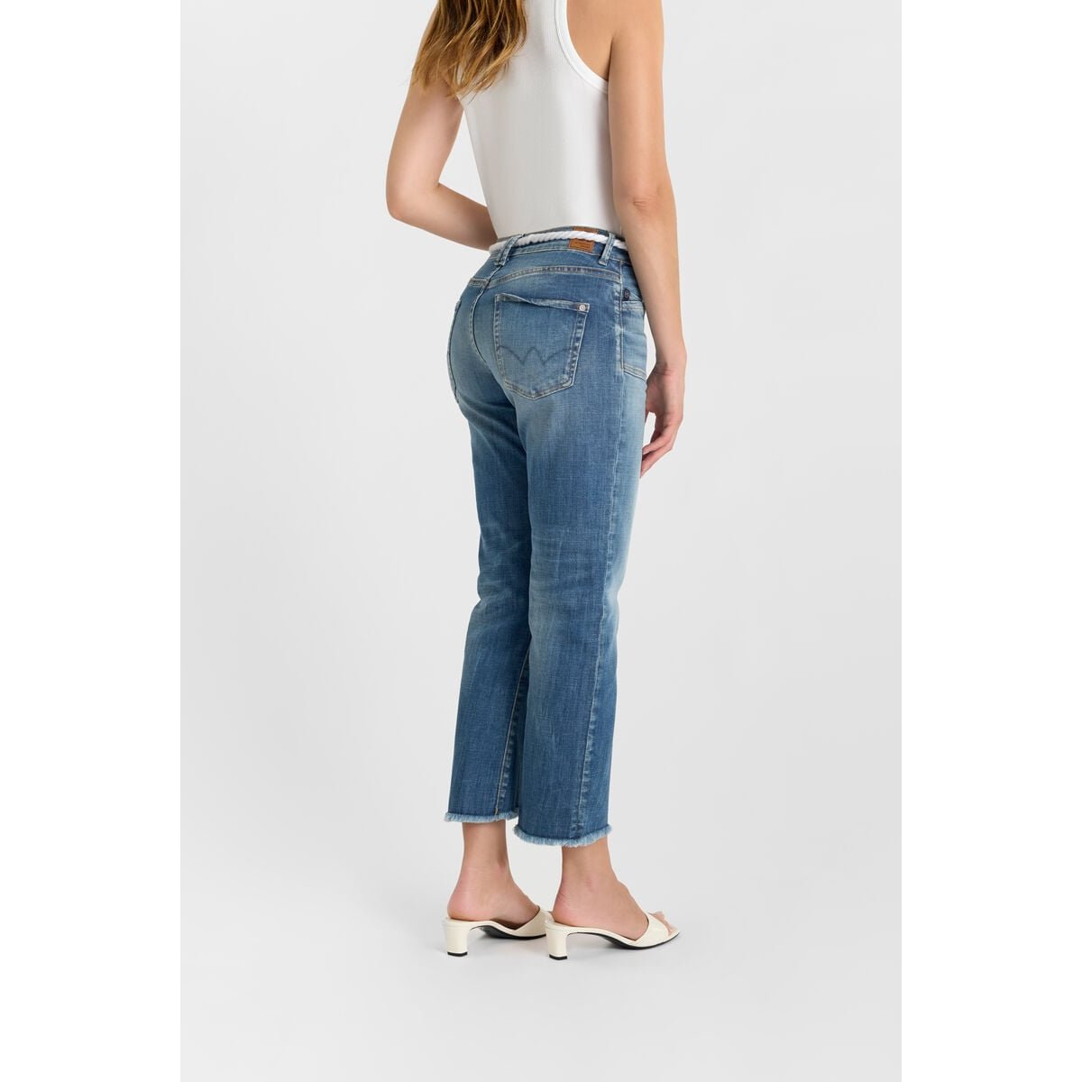 Jeans droite PRISKA, 7/8ème blue, LE TEMPS DES CERISES