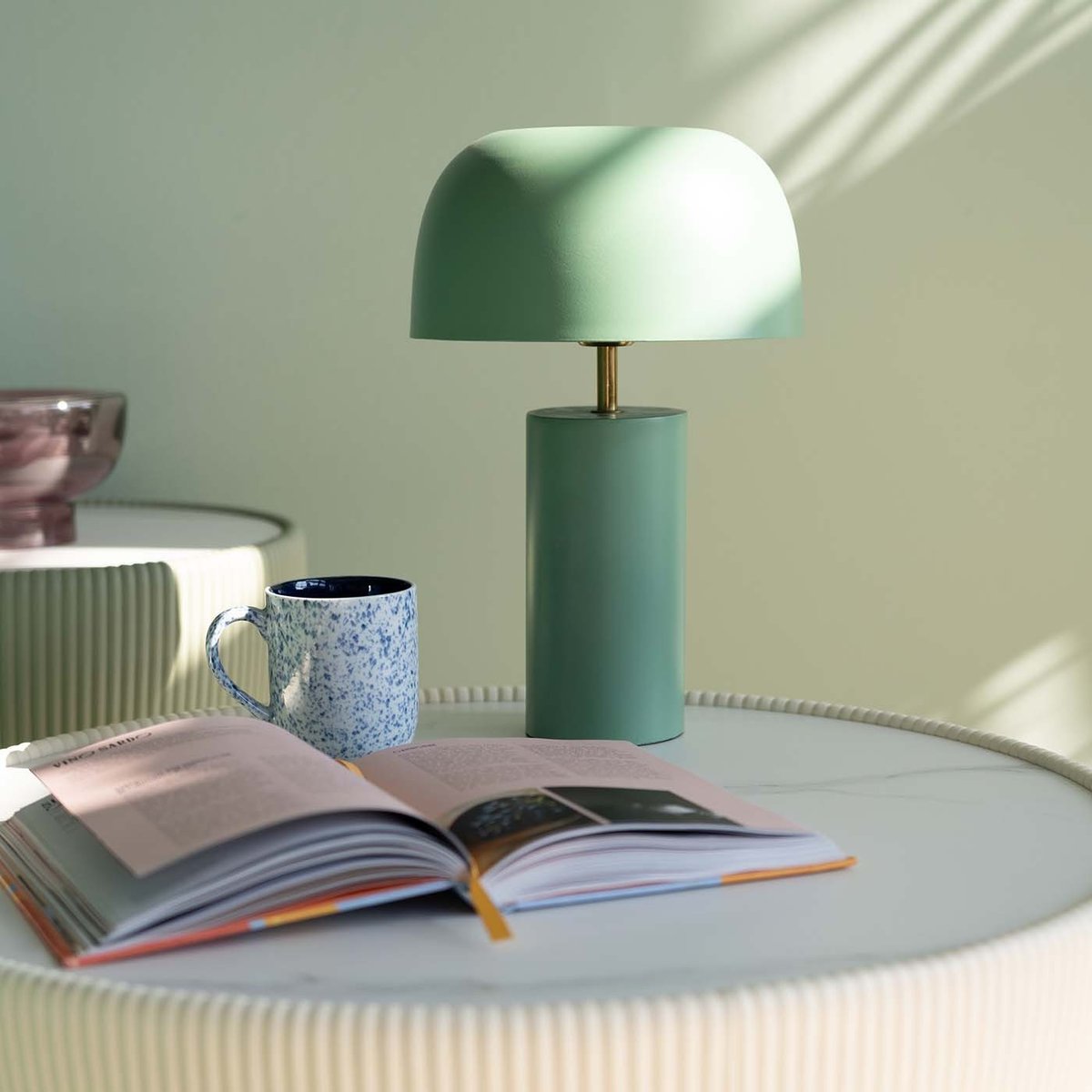 Lot de 6 mugs, PARTITO bleu, KARE DESIGN