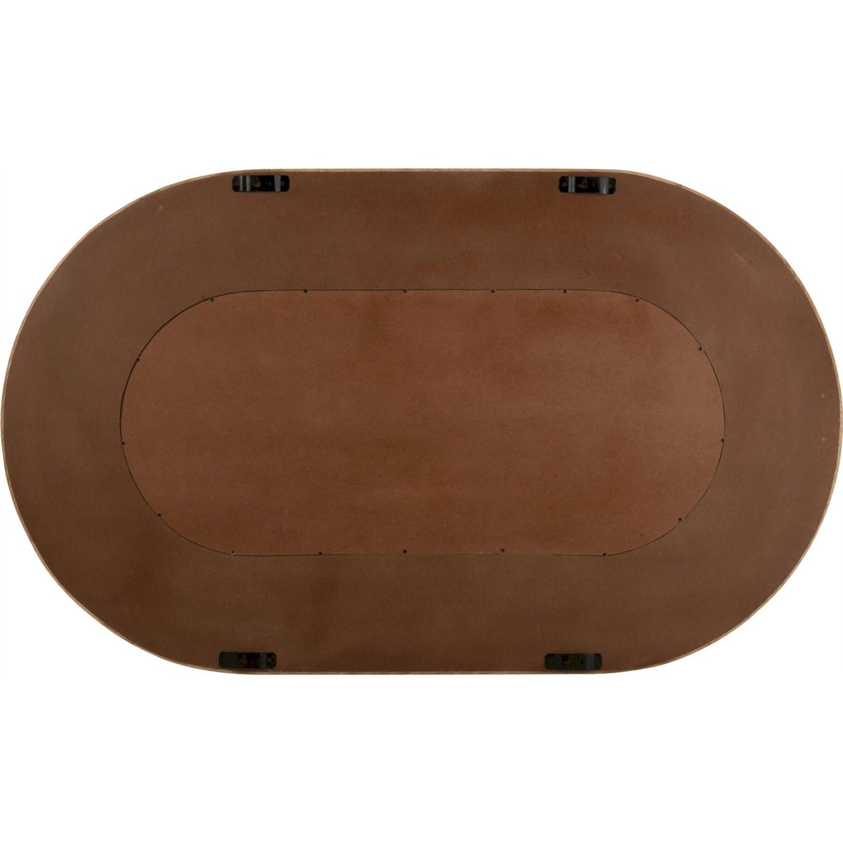 Miroir mural ovale en bois naturel, RECOLLECTION