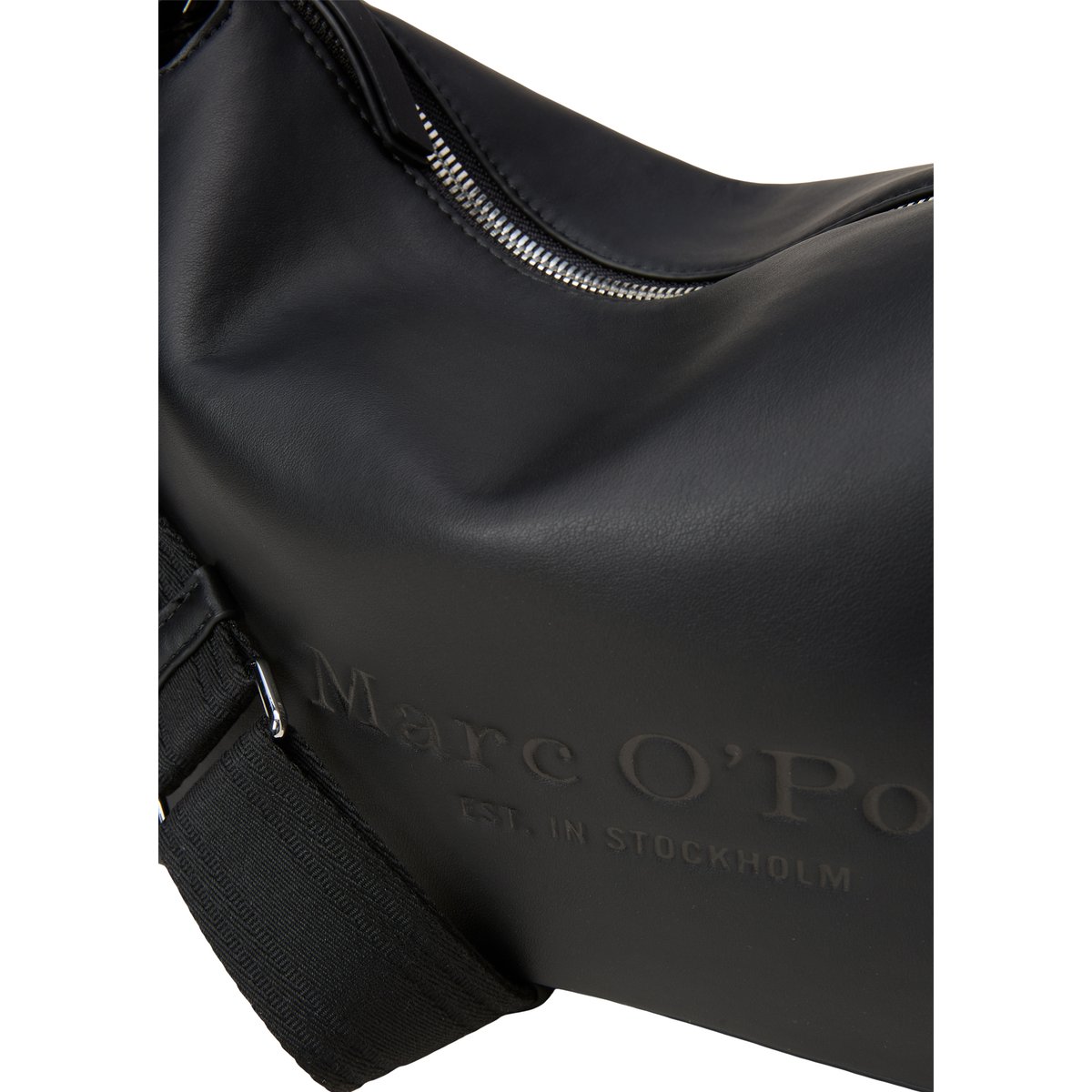 Sac à main en une alternative de cuir en polyester recyclé noir, MARC O'POLO