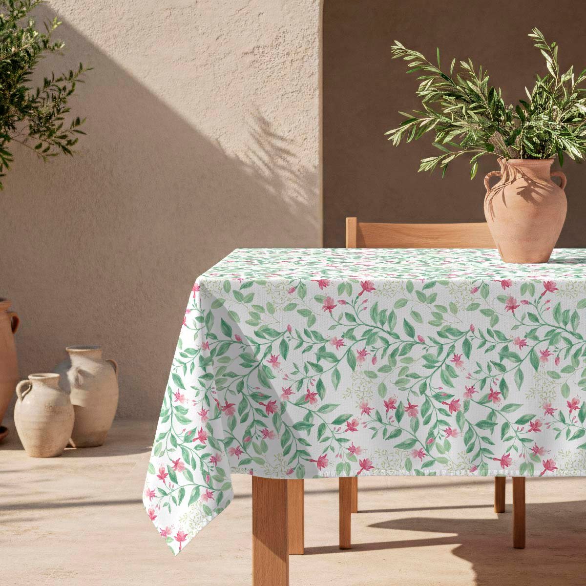 Nappe en coton 100% Campanillas vert, NAF NAF HOME