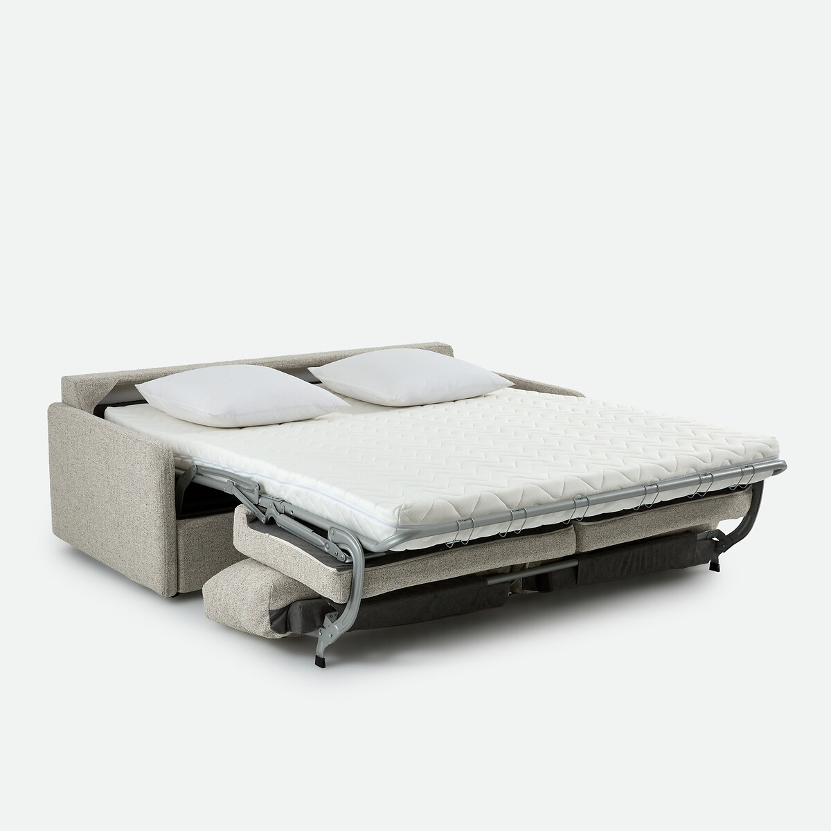 Canapé convertible, 2, 3 ou 4 places, Standard, tissu texturé moucheté, MARTA ecru/bleu, LA REDOUTE INTERIEURS