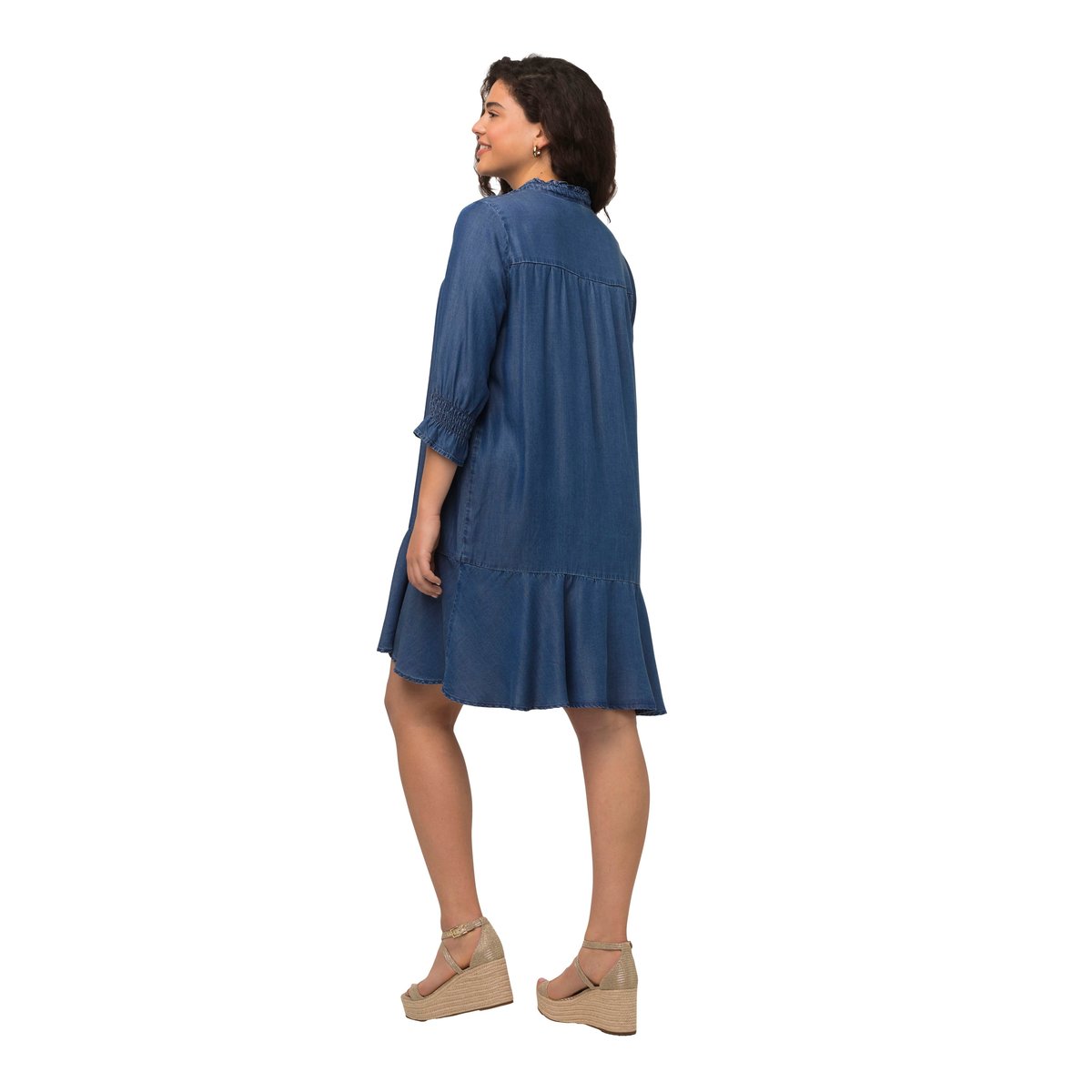 Robe en Lyocell bleu jean, ULLA POPKEN