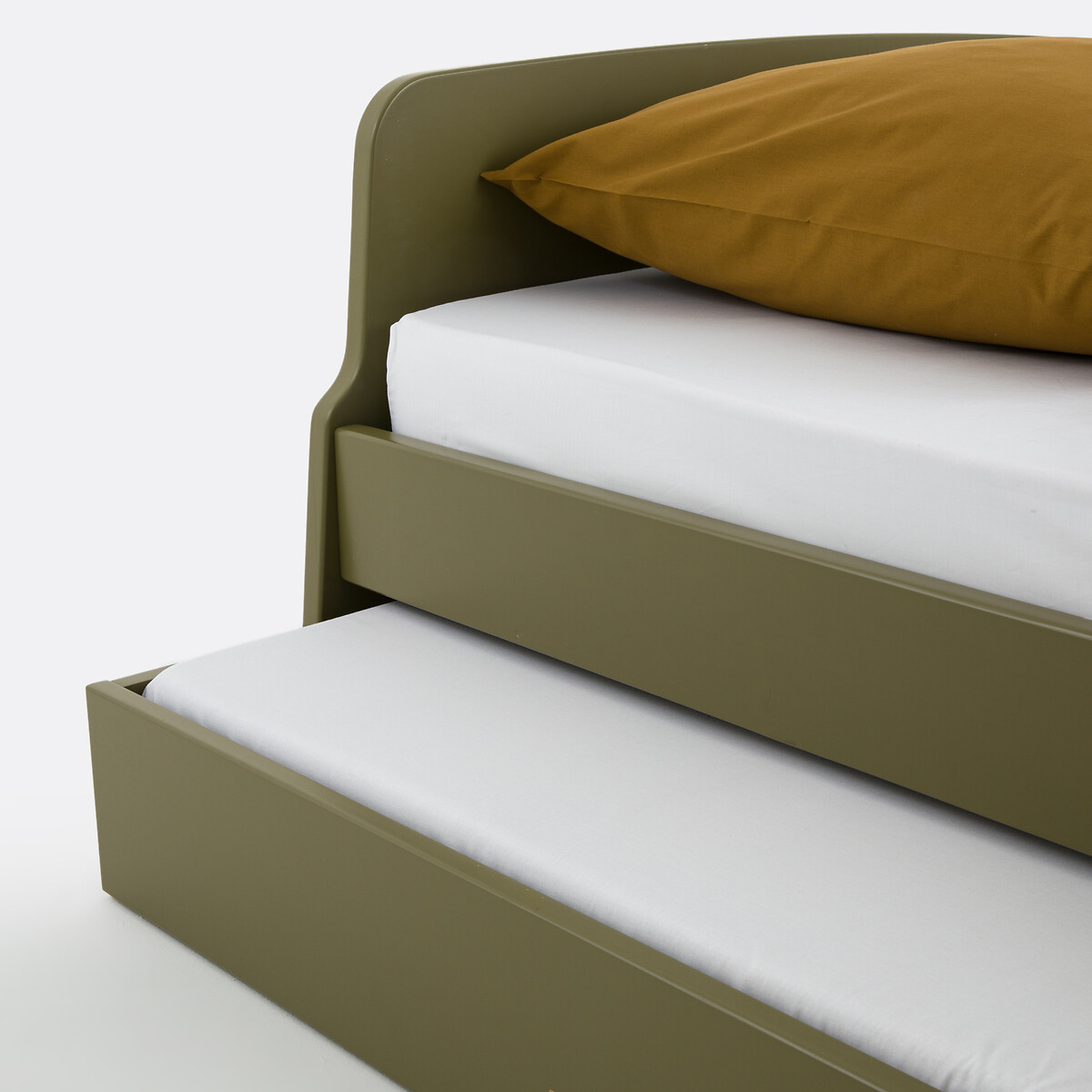 Cassetto-letto stile retrò vintage, 1 persona, Adil verde kaki, LA REDOUTE INTERIEURS