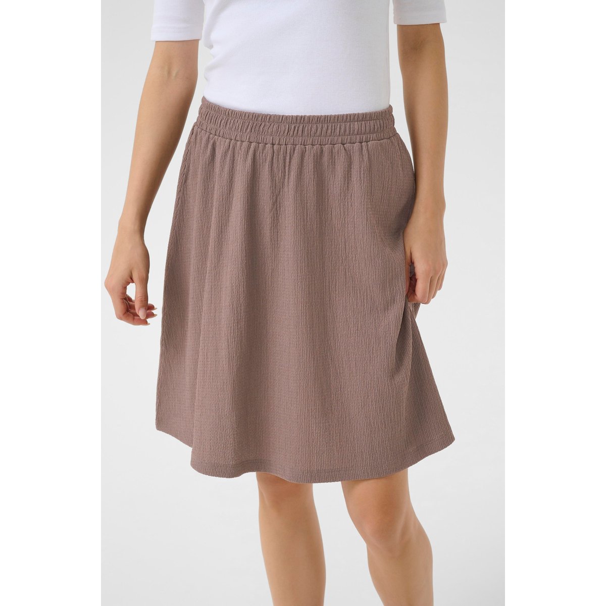 Jupe casual gris iron, KAFFE