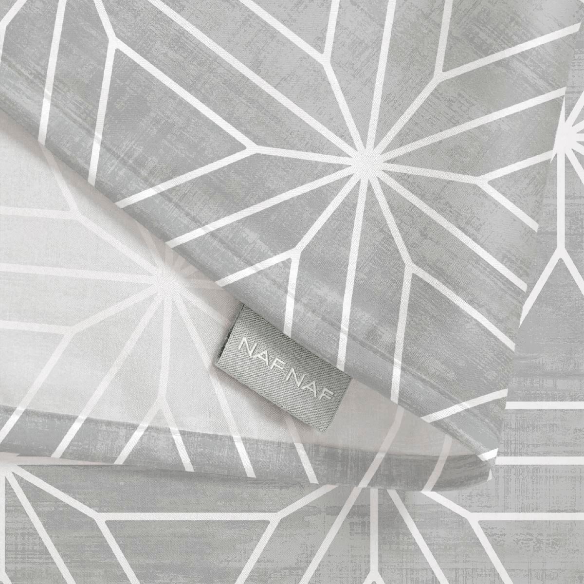 Nappe anti-taches Alston Gris - 100% coton - gris, NAF NAF HOME