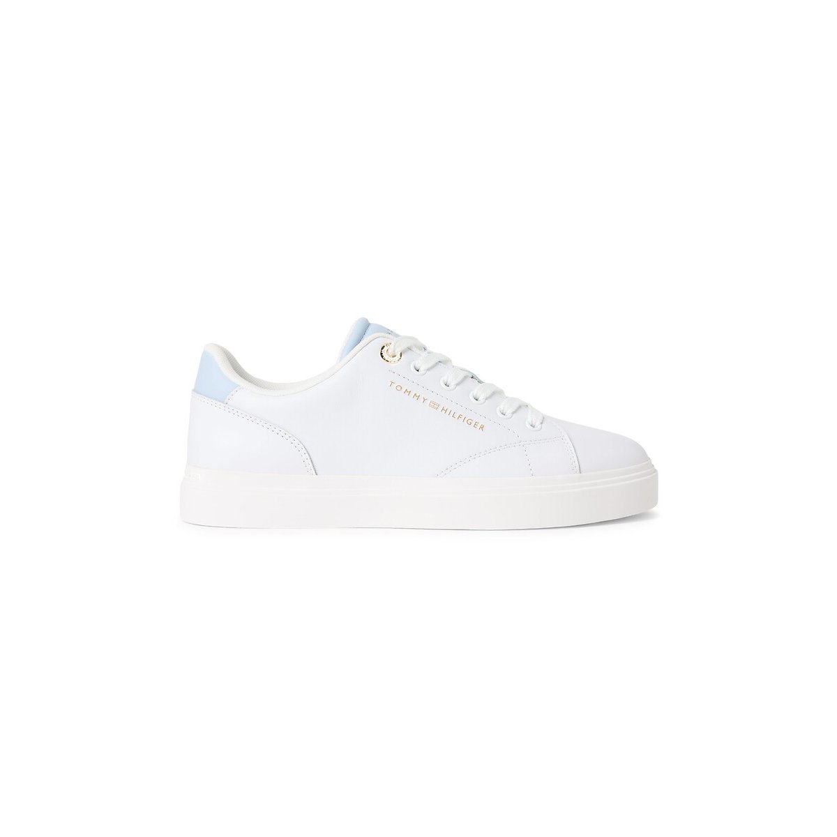Baskets FEMININE CUSPOLE blanc/bleu ciel, TOMMY HILFIGER