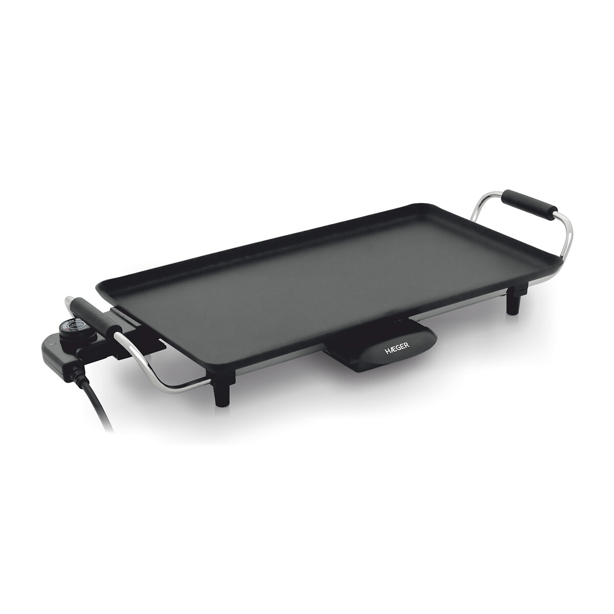 Grelhador de chapa HAEGER BAKING PLATE - 2000W, da Haeger preto , HAEGER