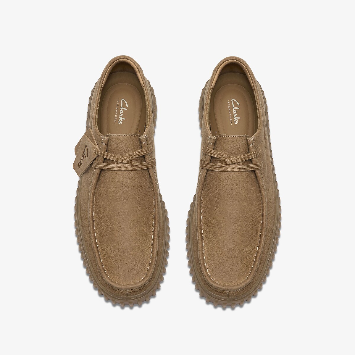 Derby in pelle scamosciata Torhill cammello, CLARKS