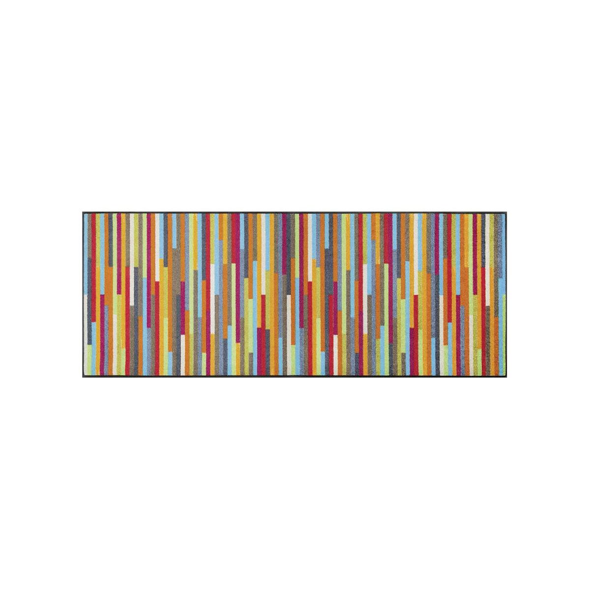 Paillasson tissé motif géométrique MIKATRI multicolore, UN AMOUR DE TAPIS