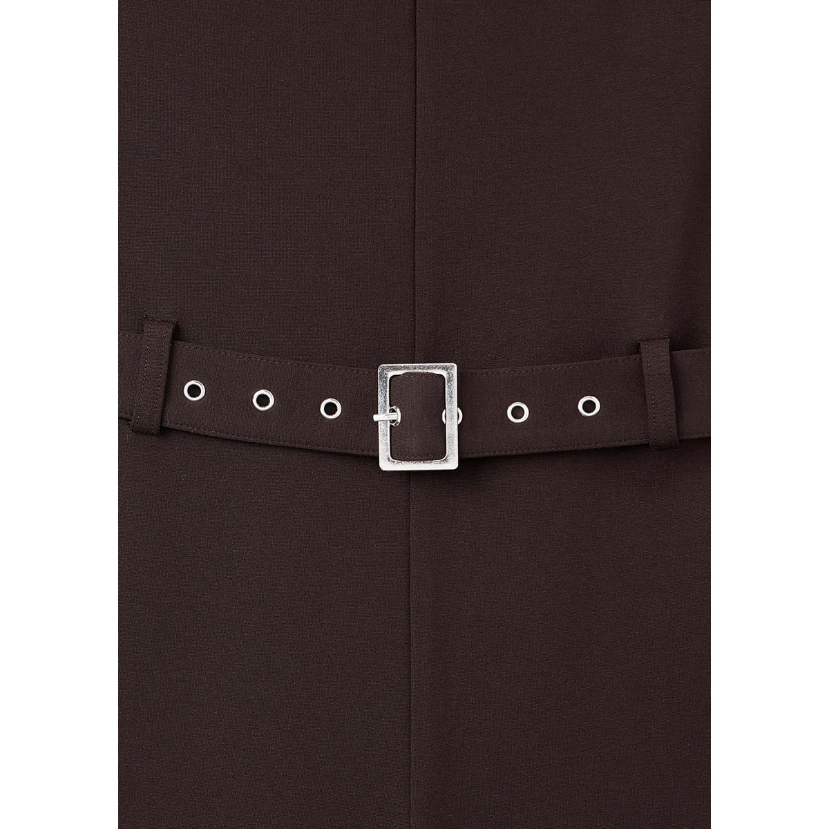 Combinaison ceinture boucle marron, MANGO