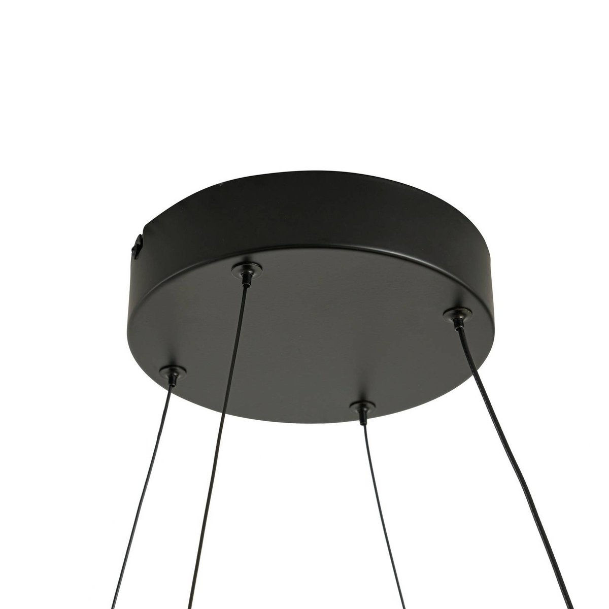 Suspension en métal moderneLED, Gavril noir, LUCANDE
