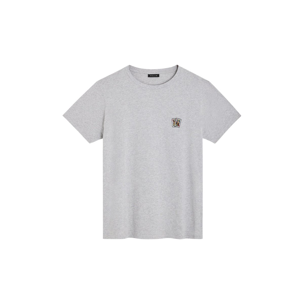 TSHIRT PATCHGIFT gris foncé, PULLIN