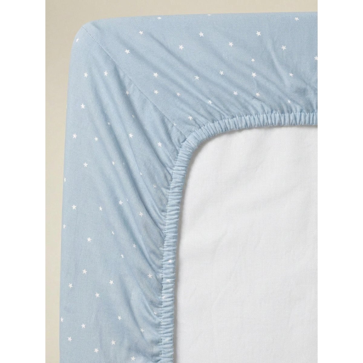 Drap-housse coton étoiles "AVIATEUR" bleu, CYRILLUS